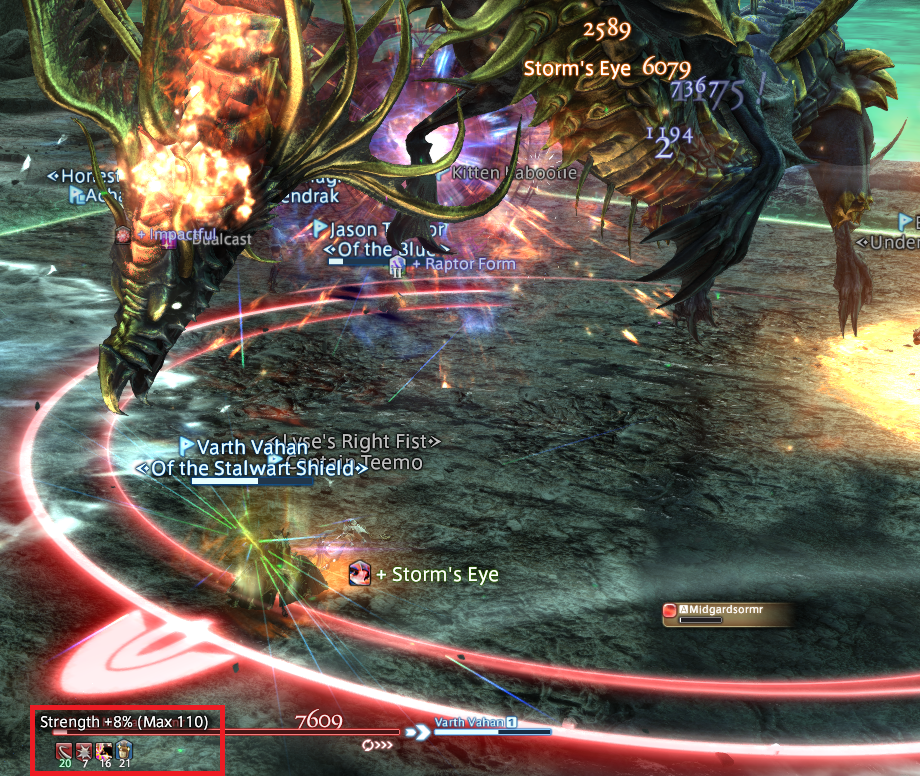 even raid bosses are pushing their DPS now ffxiv