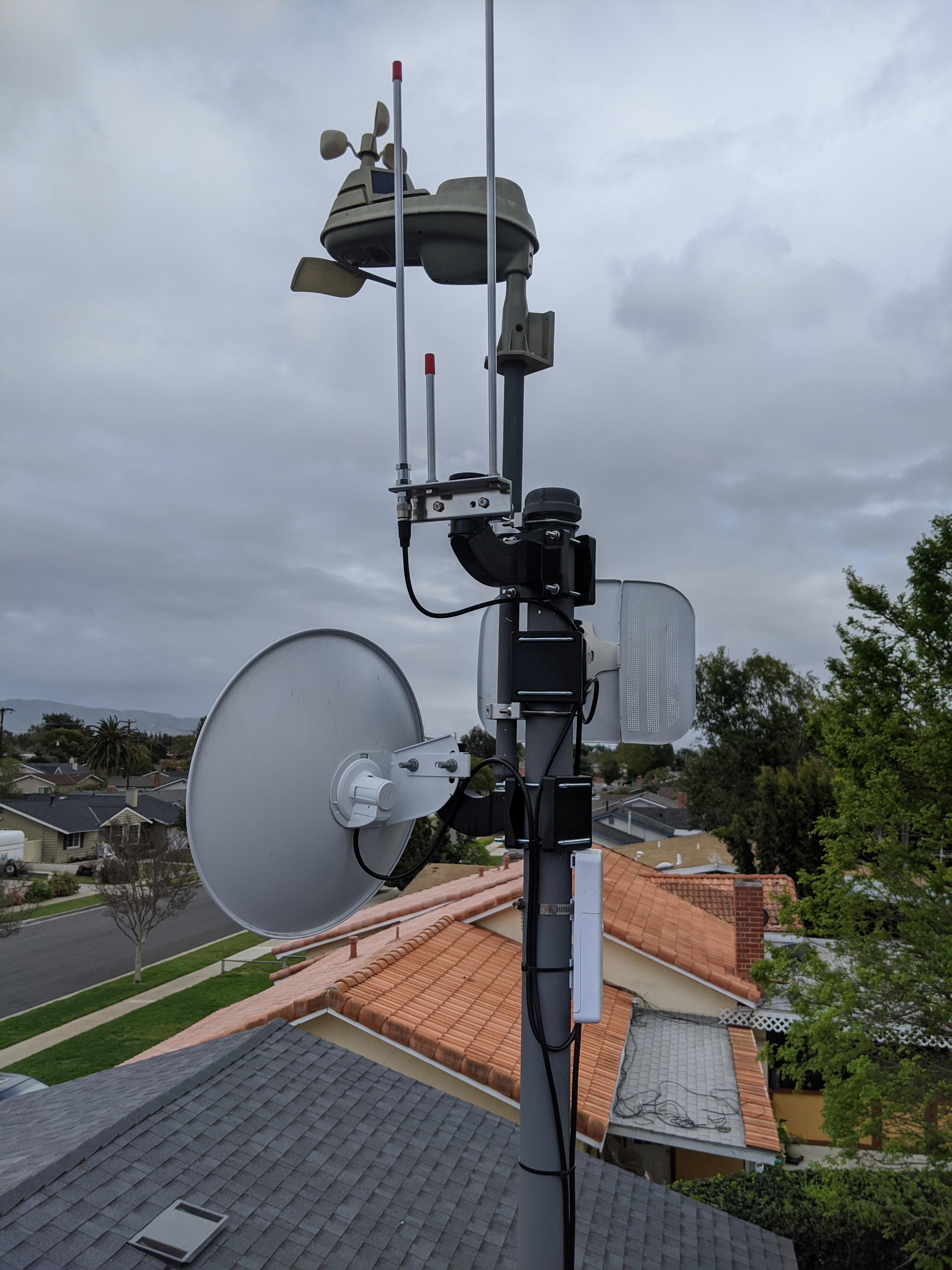 New roof, new antenna setup. r/amateurradio