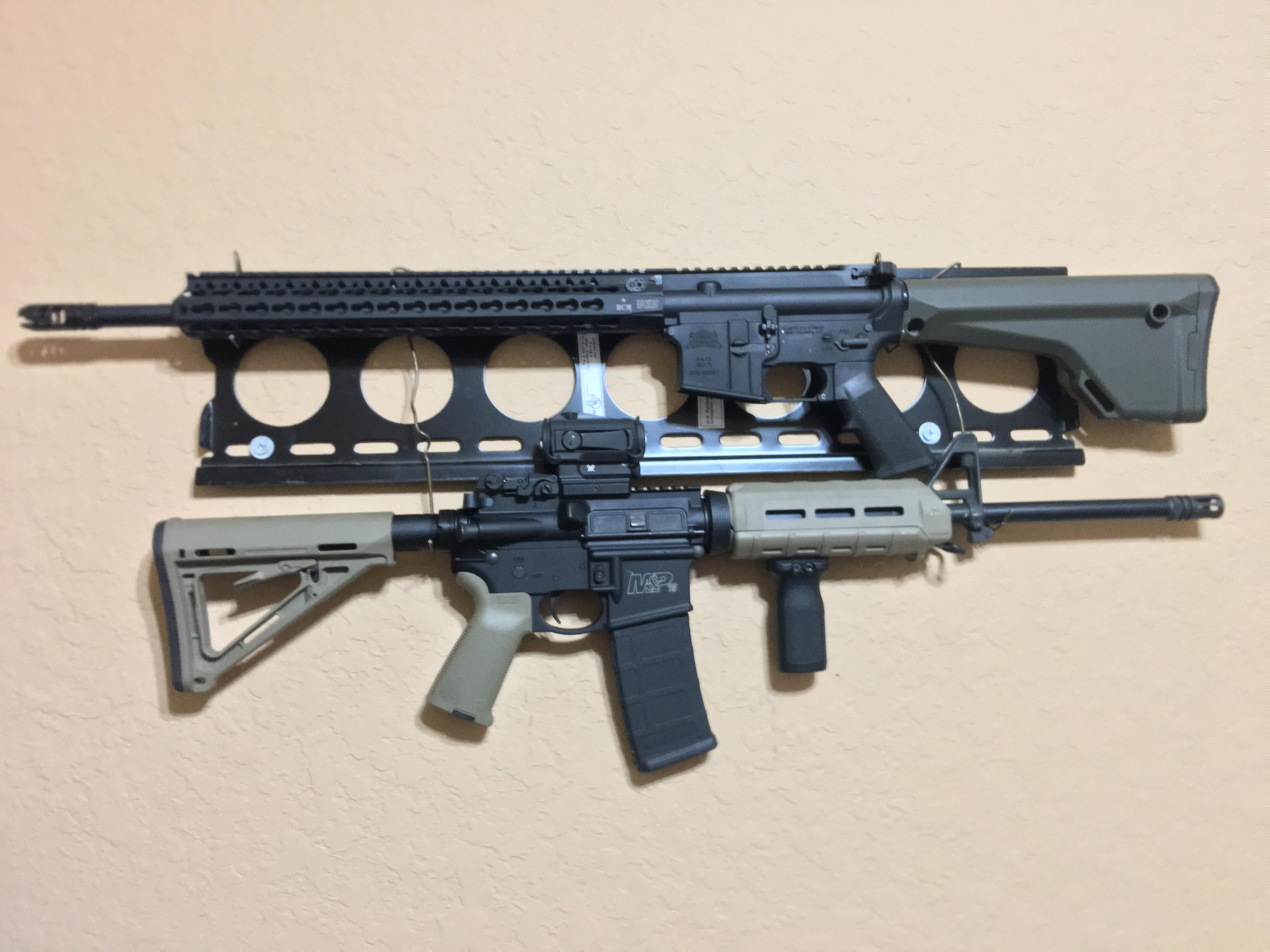 Shitty TV bracket and coat hanger came through r/ar15