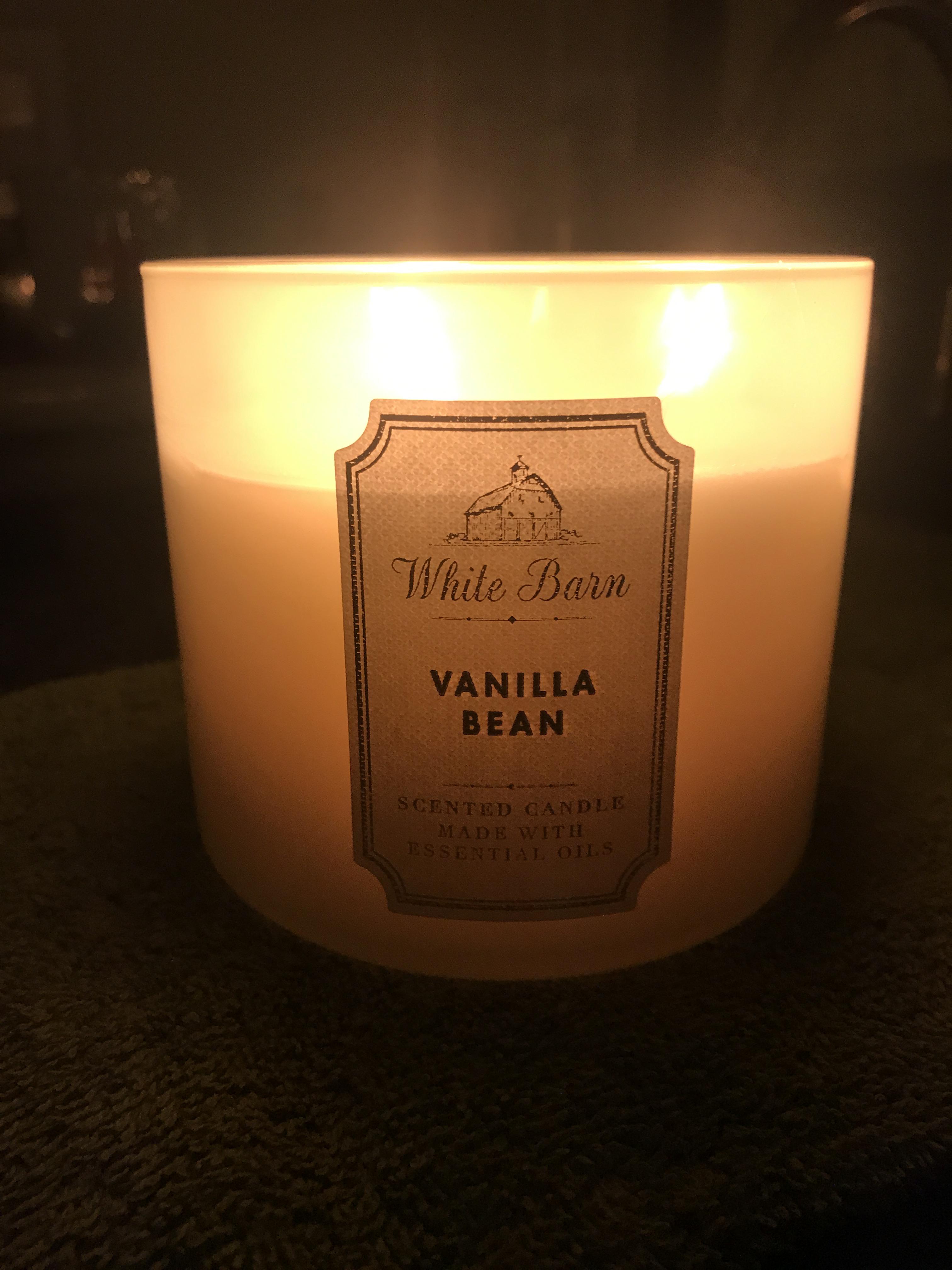 Got this simple Vanilla Bean scented candle for my boyfriend’s place