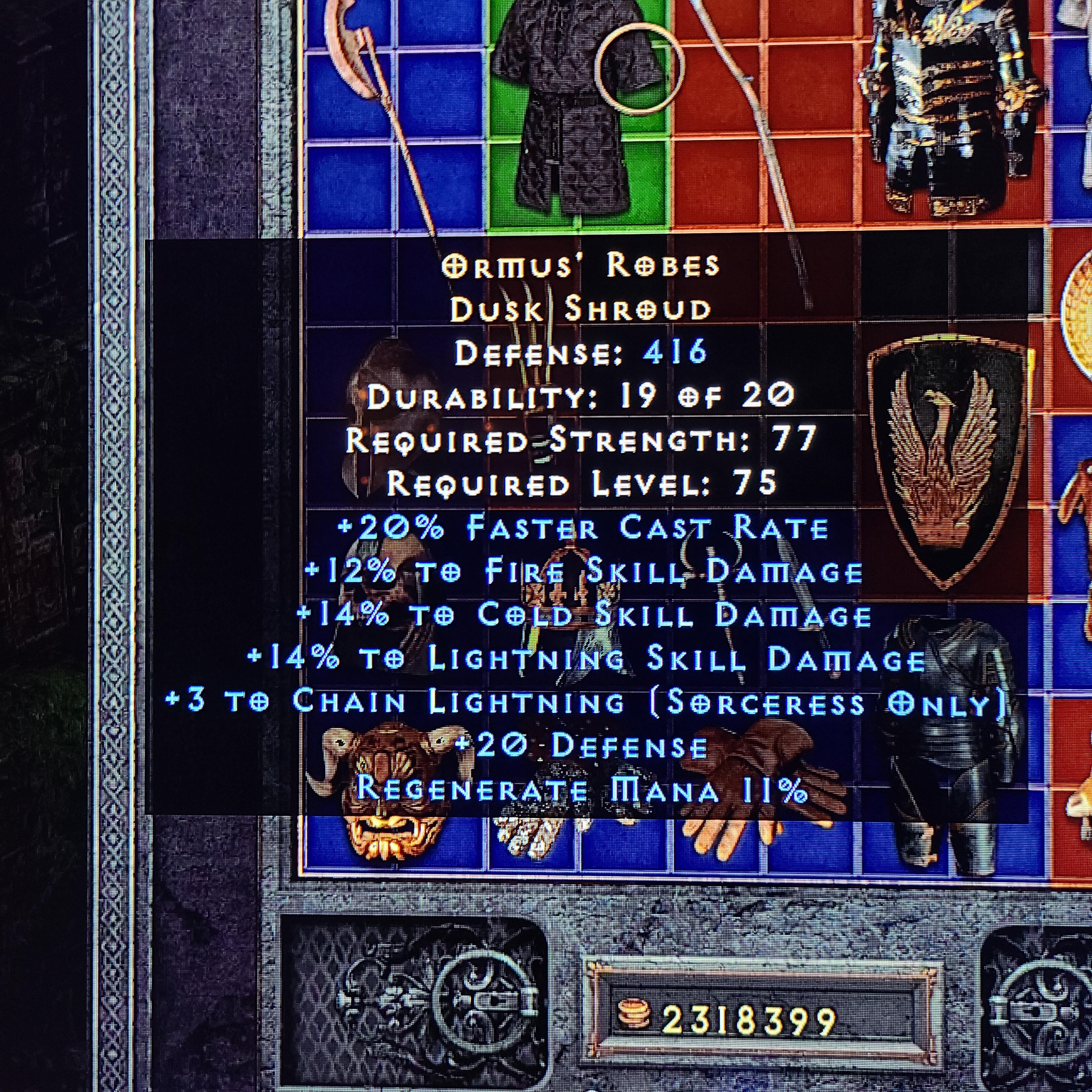 Ormus Robes FT LF Rune Offers r/DiabloPSN