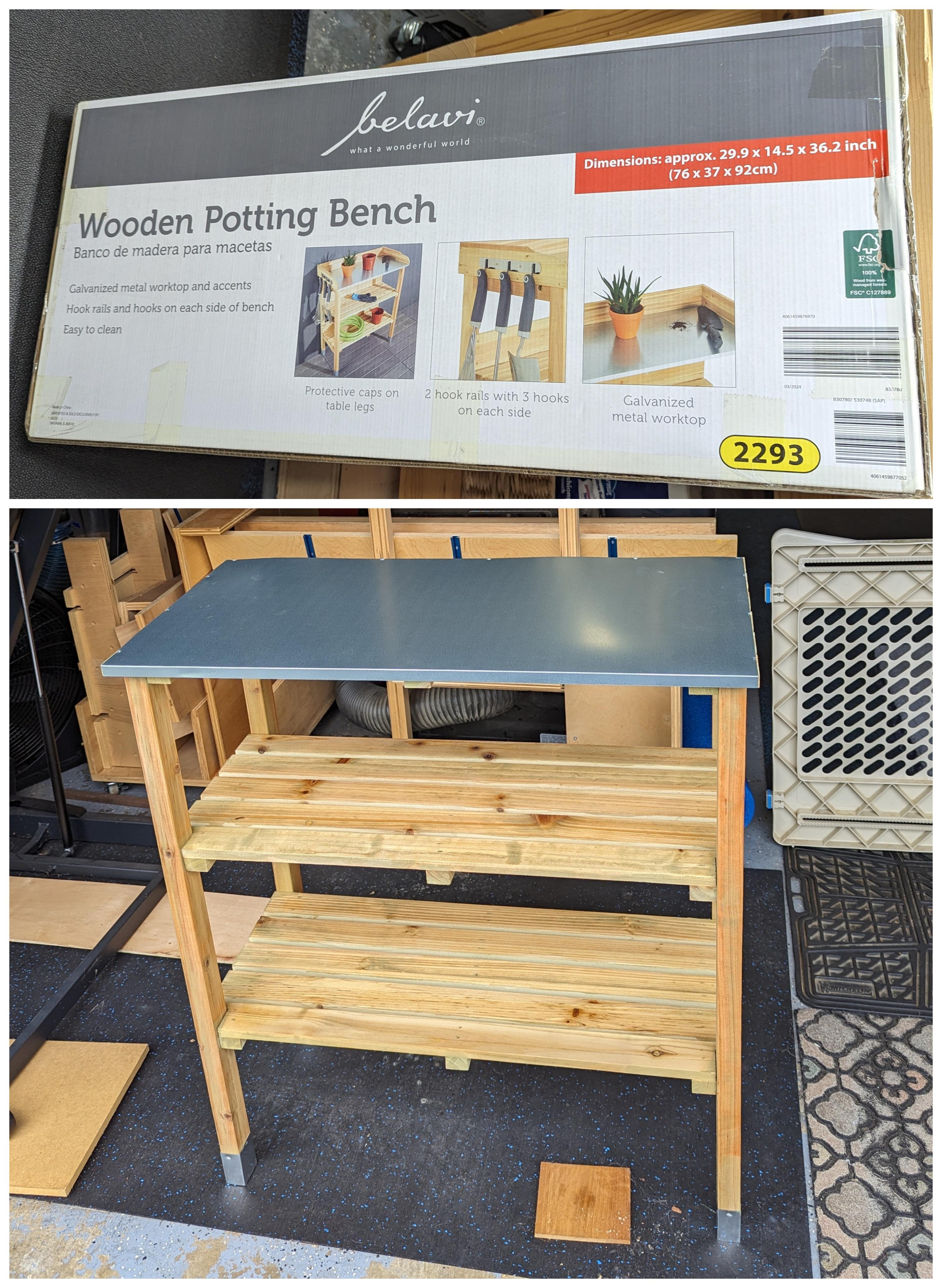 Potting Bench r/aldi