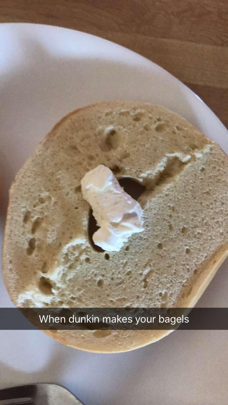 When Dunkin Donuts makes your bagels r/funny