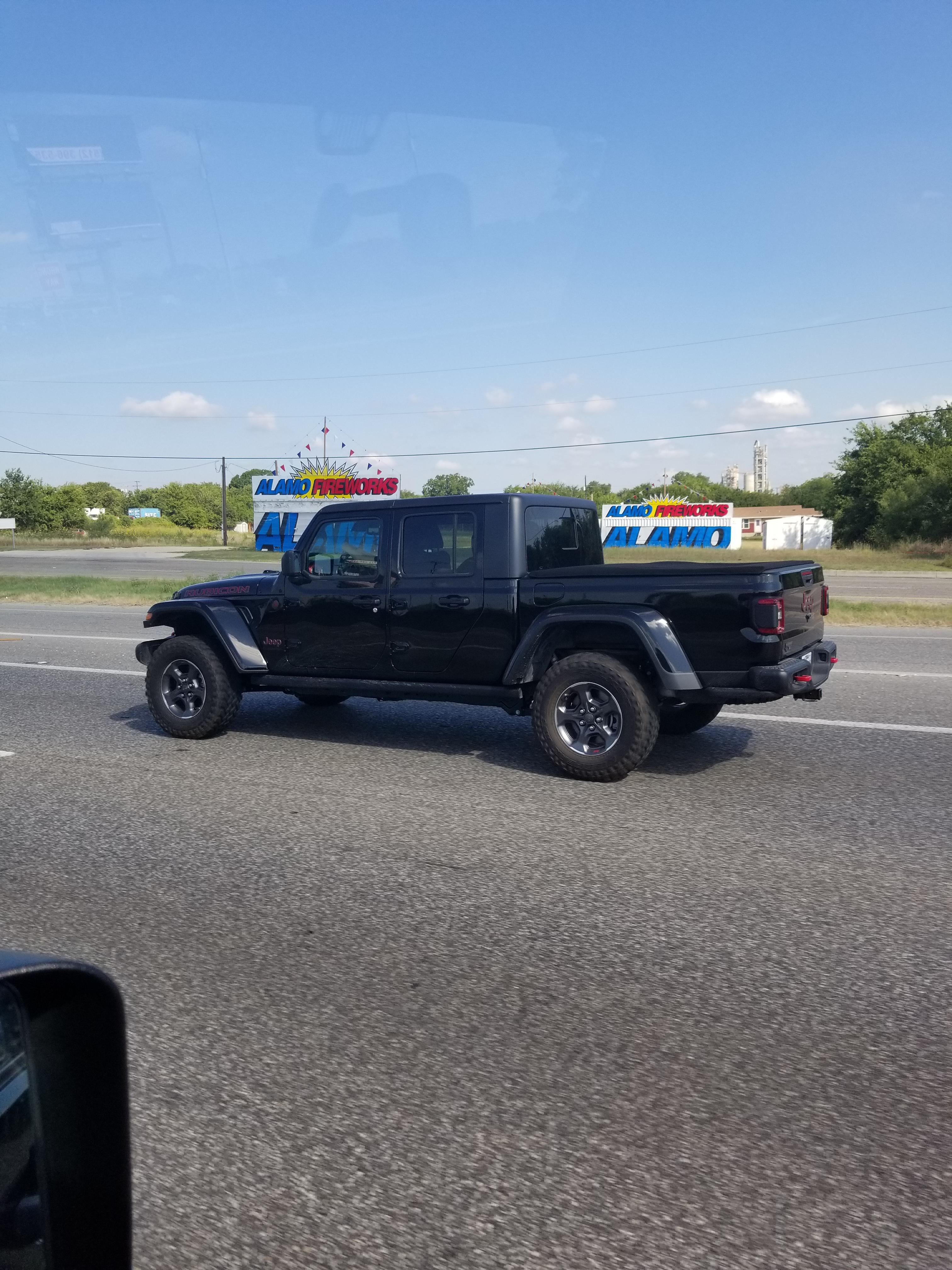 Gladiator spotted outside of San Antonio, TX. Jeep
