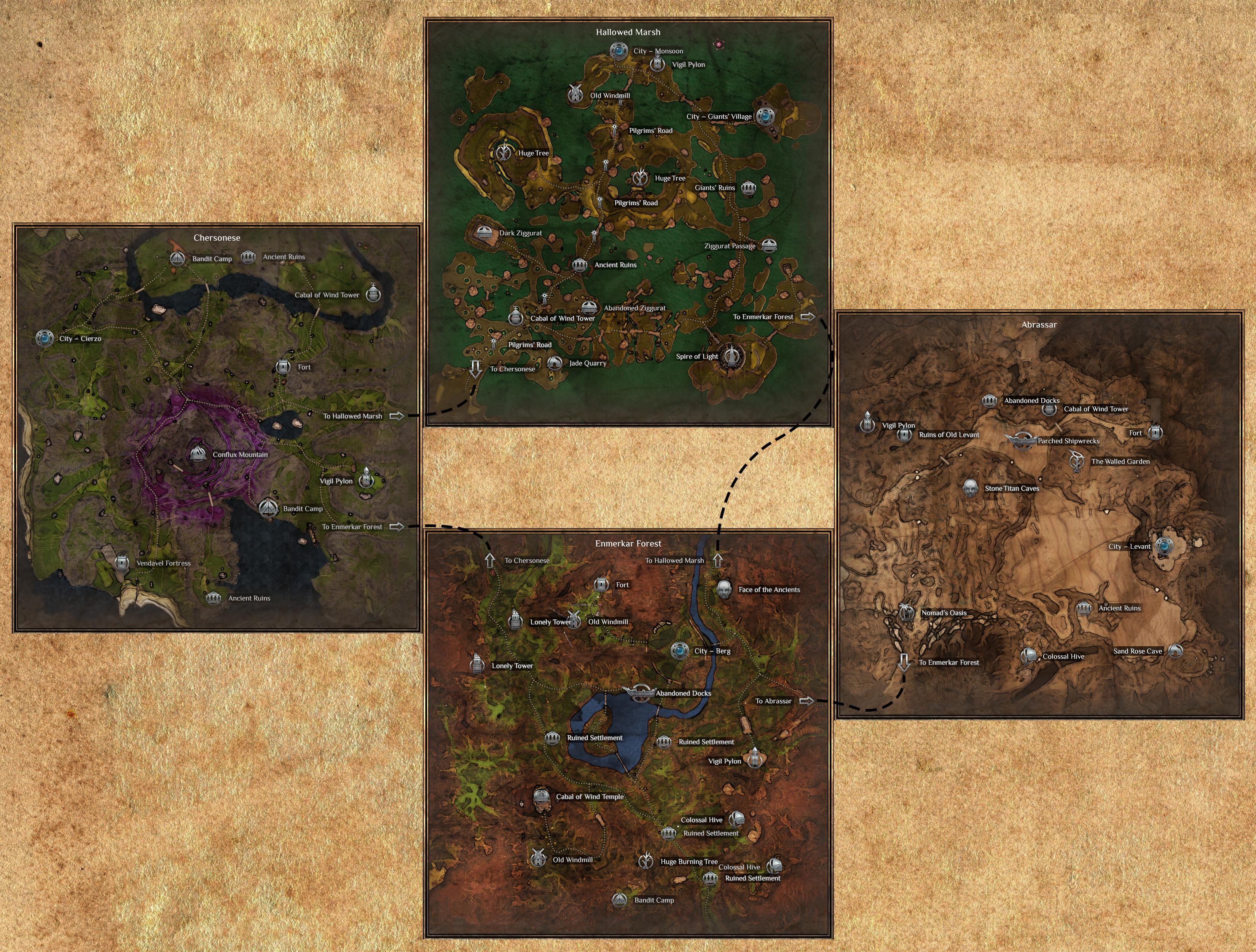 Full labeled map r/outwardgame