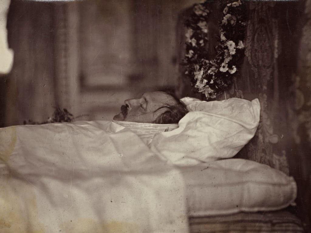 Prince Albert on his deathbed in Windsor Castle, December 16, 1861