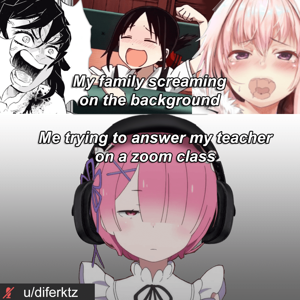 Why are you always muted? r/goodanimemes