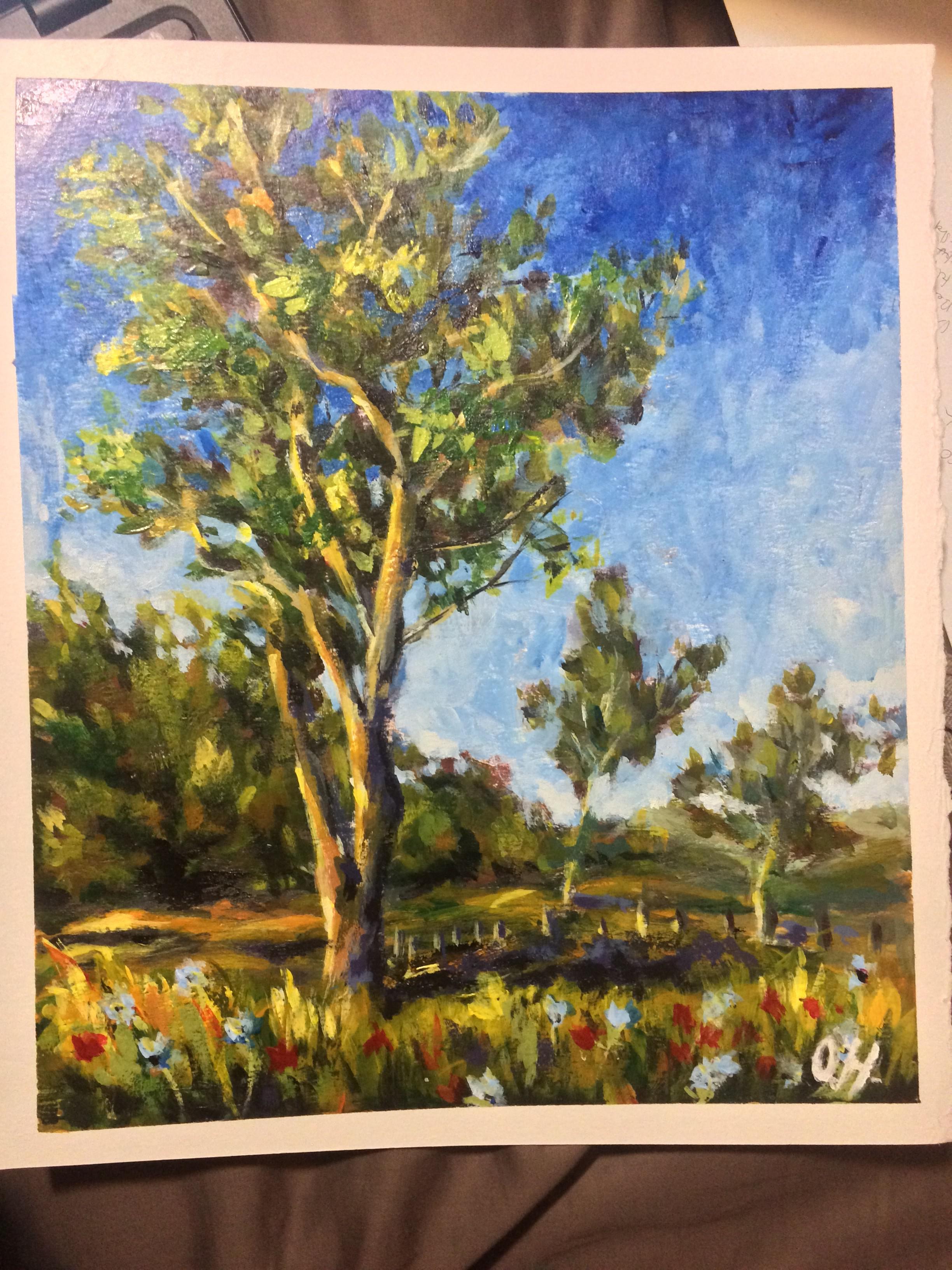 Old Painting, Acrylics r/painting