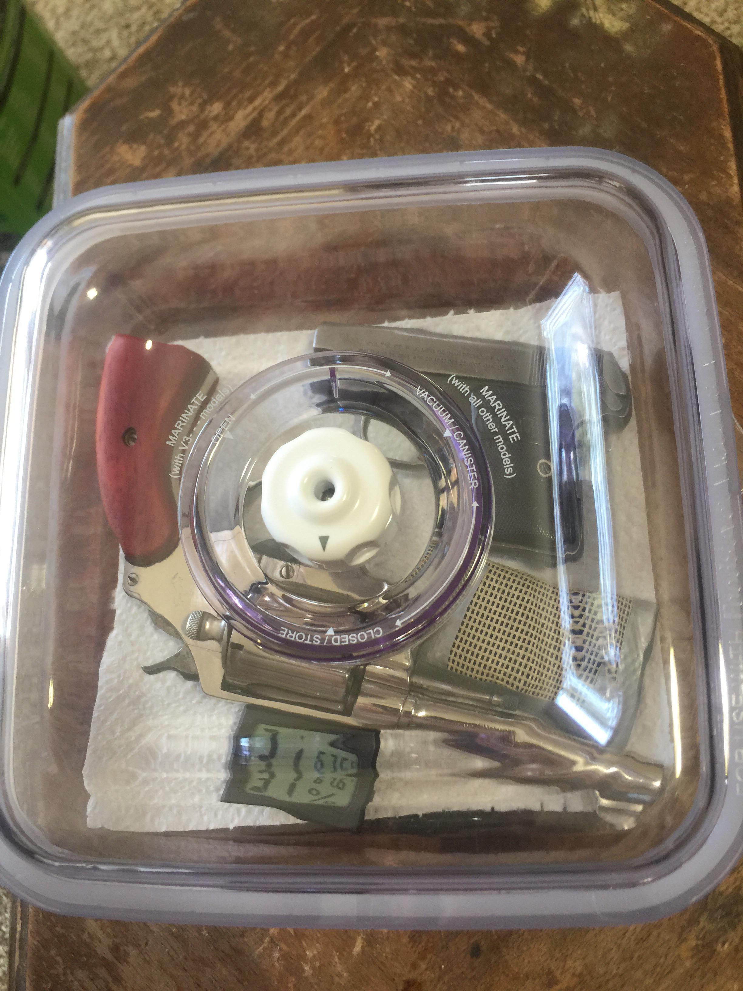 Vacuum sealing guns 2.0 container instead of bags r/guns