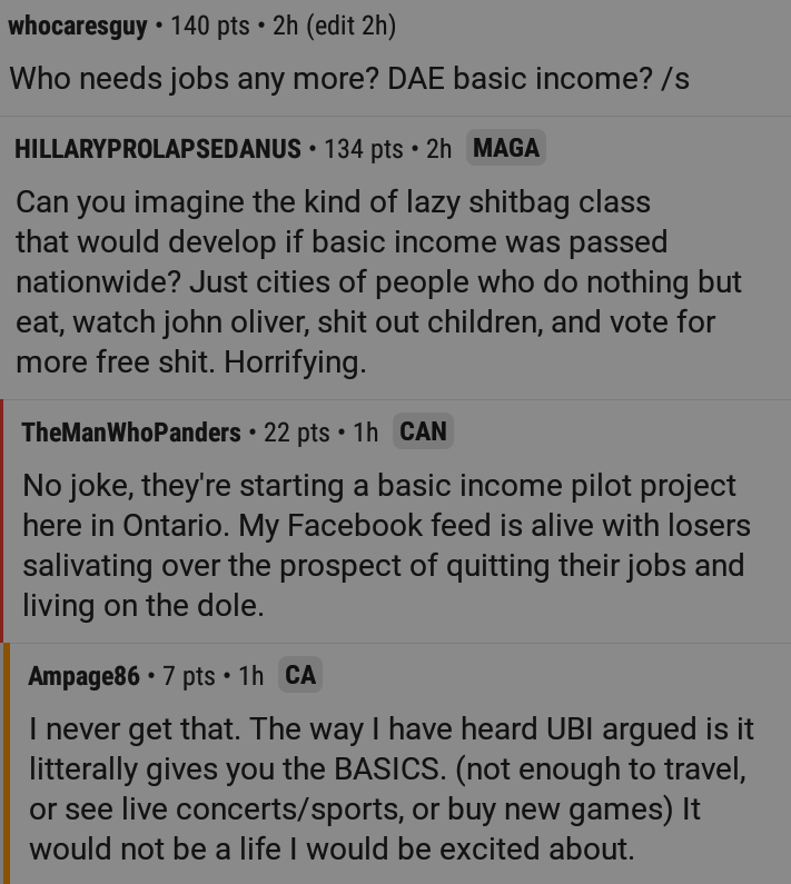 Capitalists arguing about[readagainst] Universal Basic