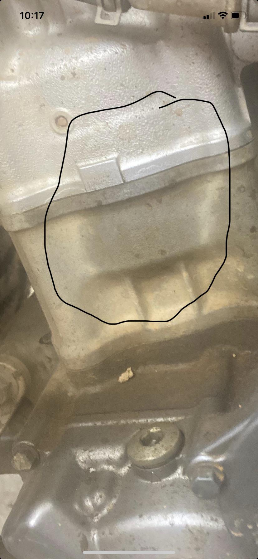 this is the engine on my ltz400 when i ride it for an extended bit of time this area