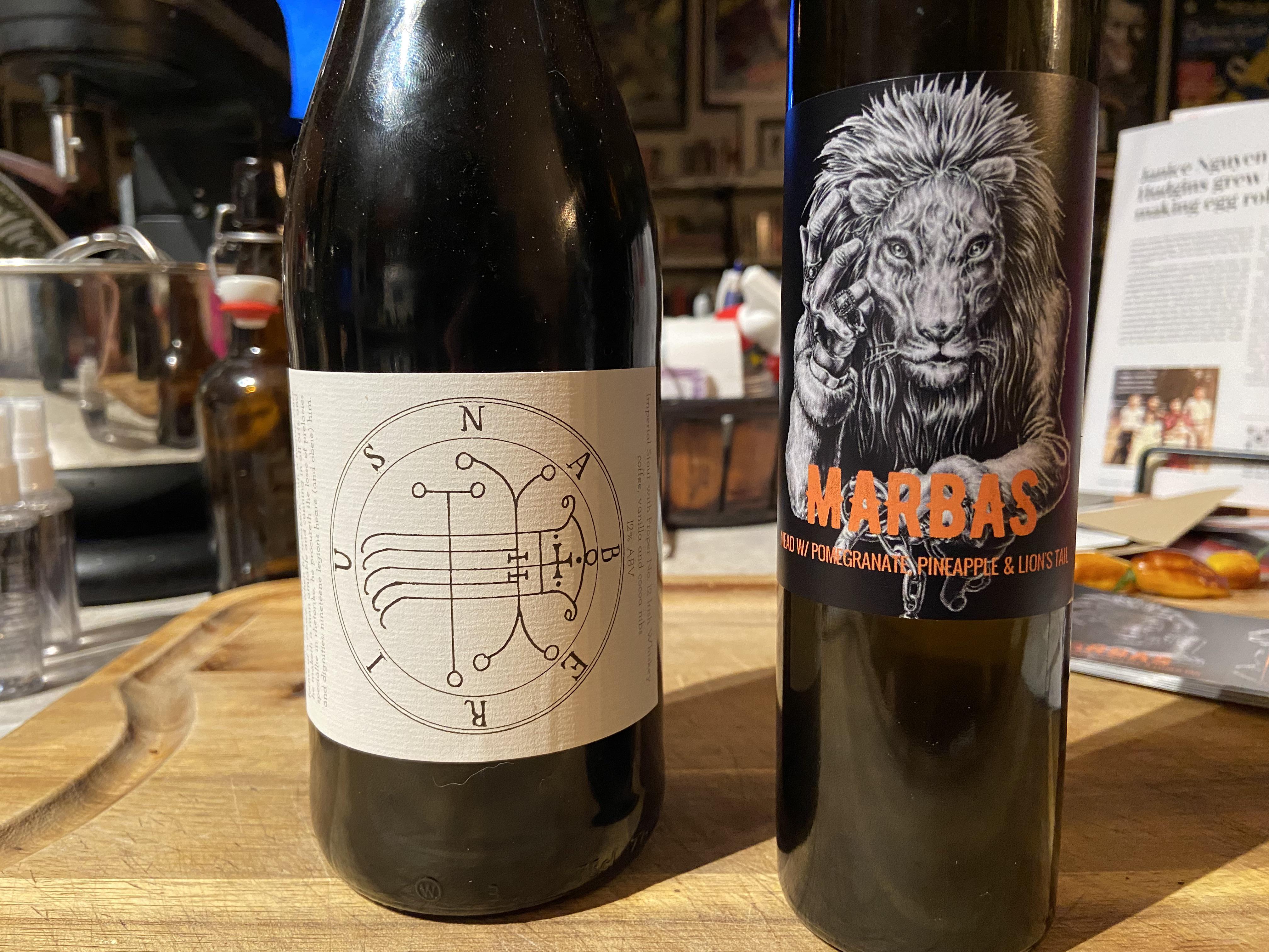 My labels for the blood orange IIPA I made! HBL