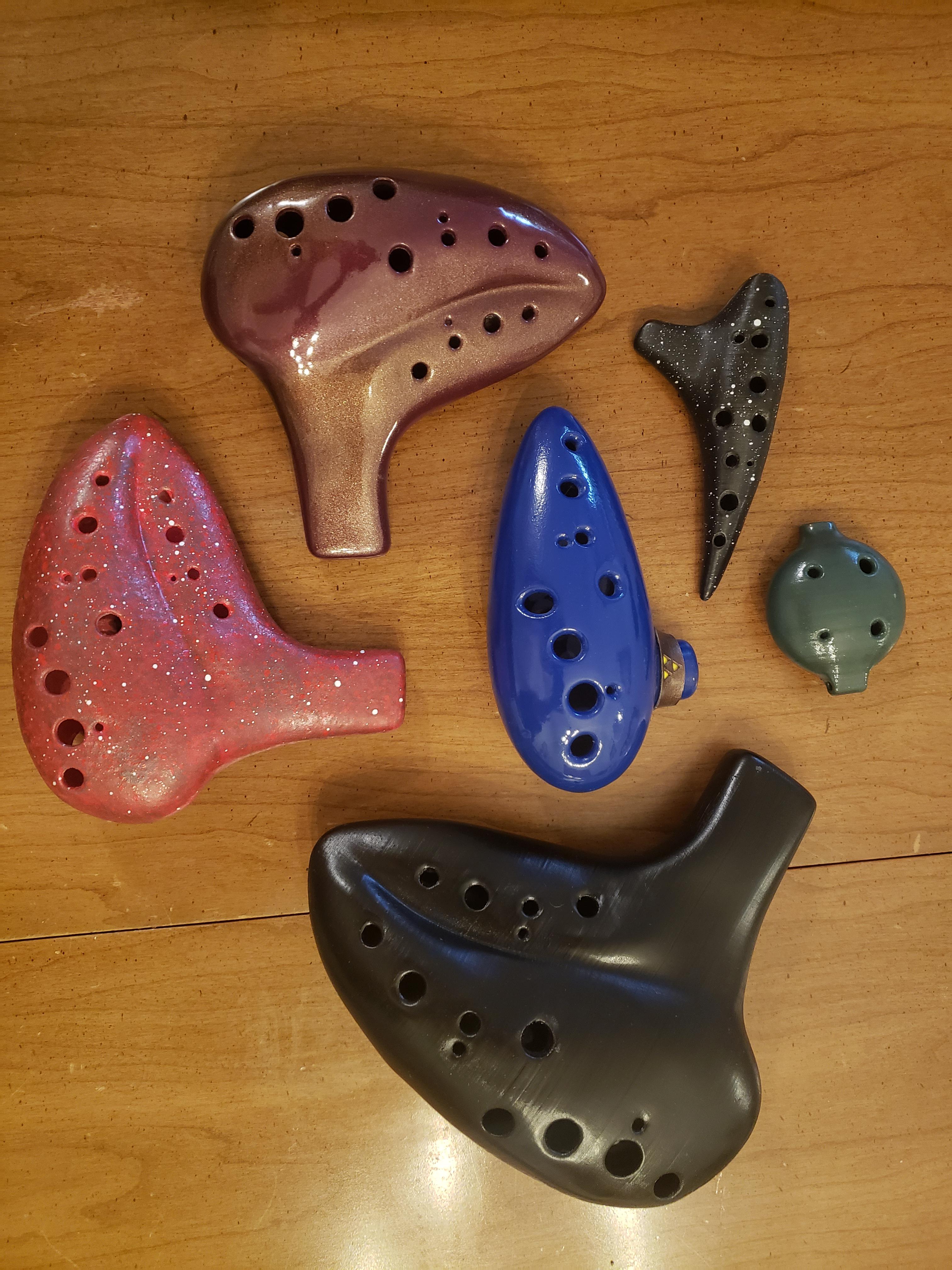My 3d printed collection r/Ocarina