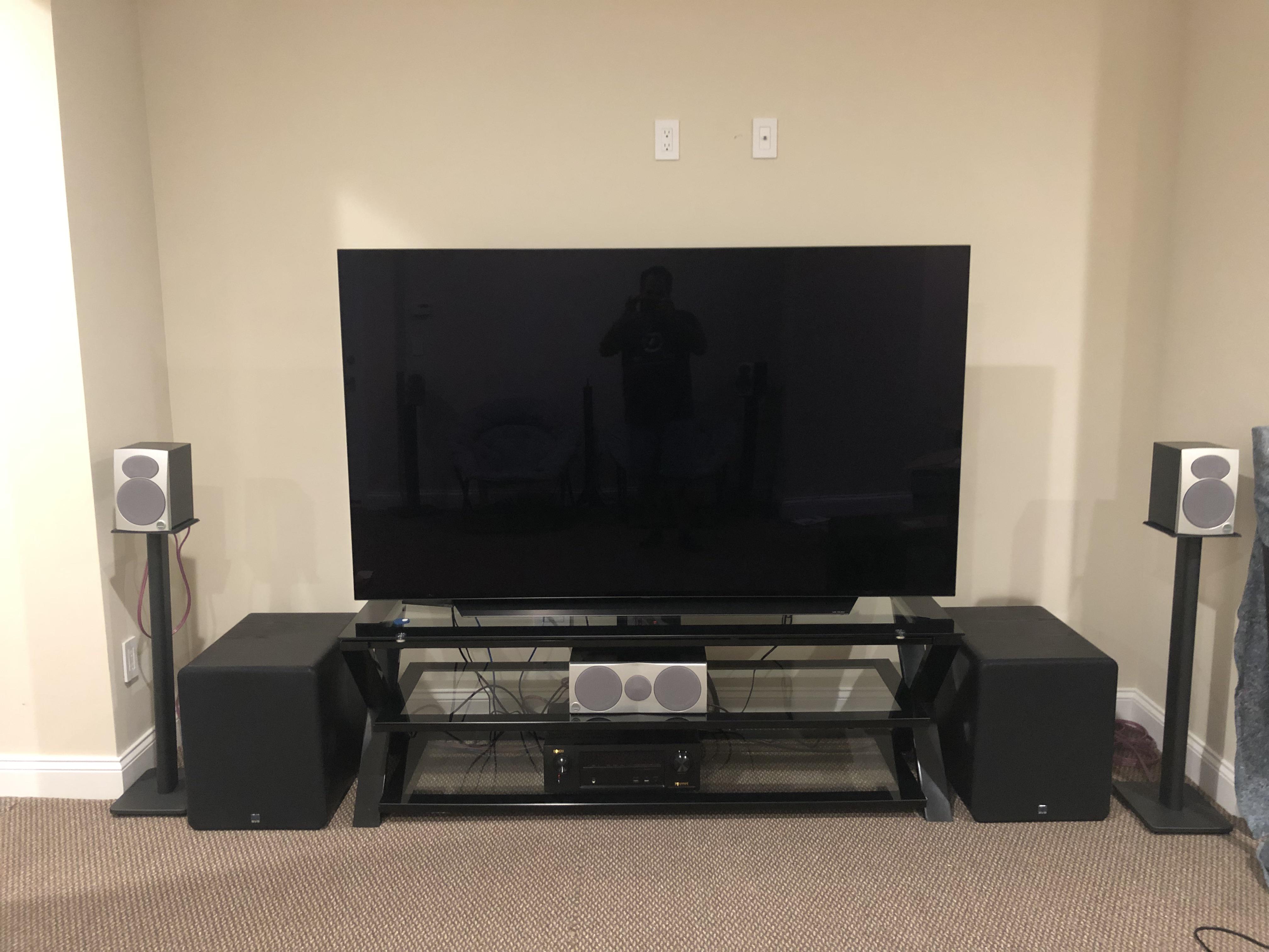 Front soundstage placement r/hometheater