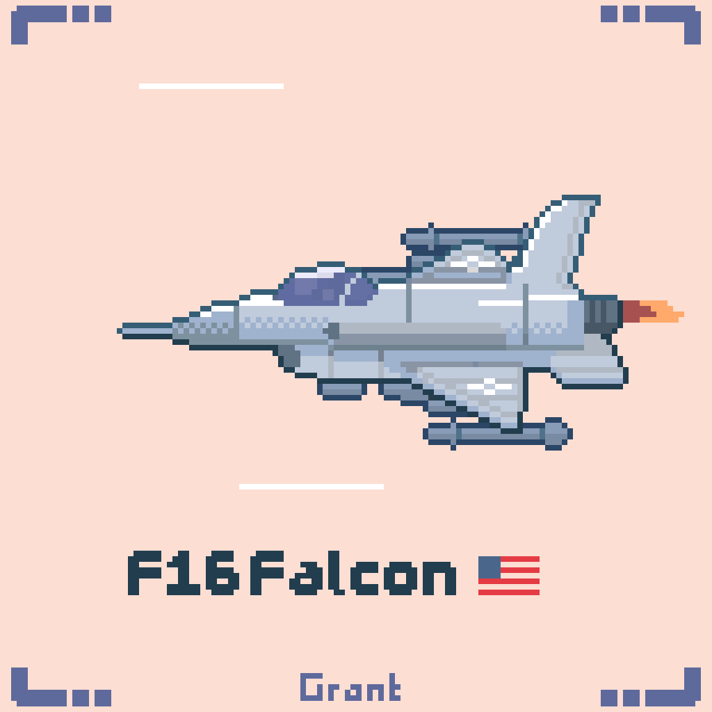 Pixel jets (oc) [1024x1024] [gif] r/WarplanePorn