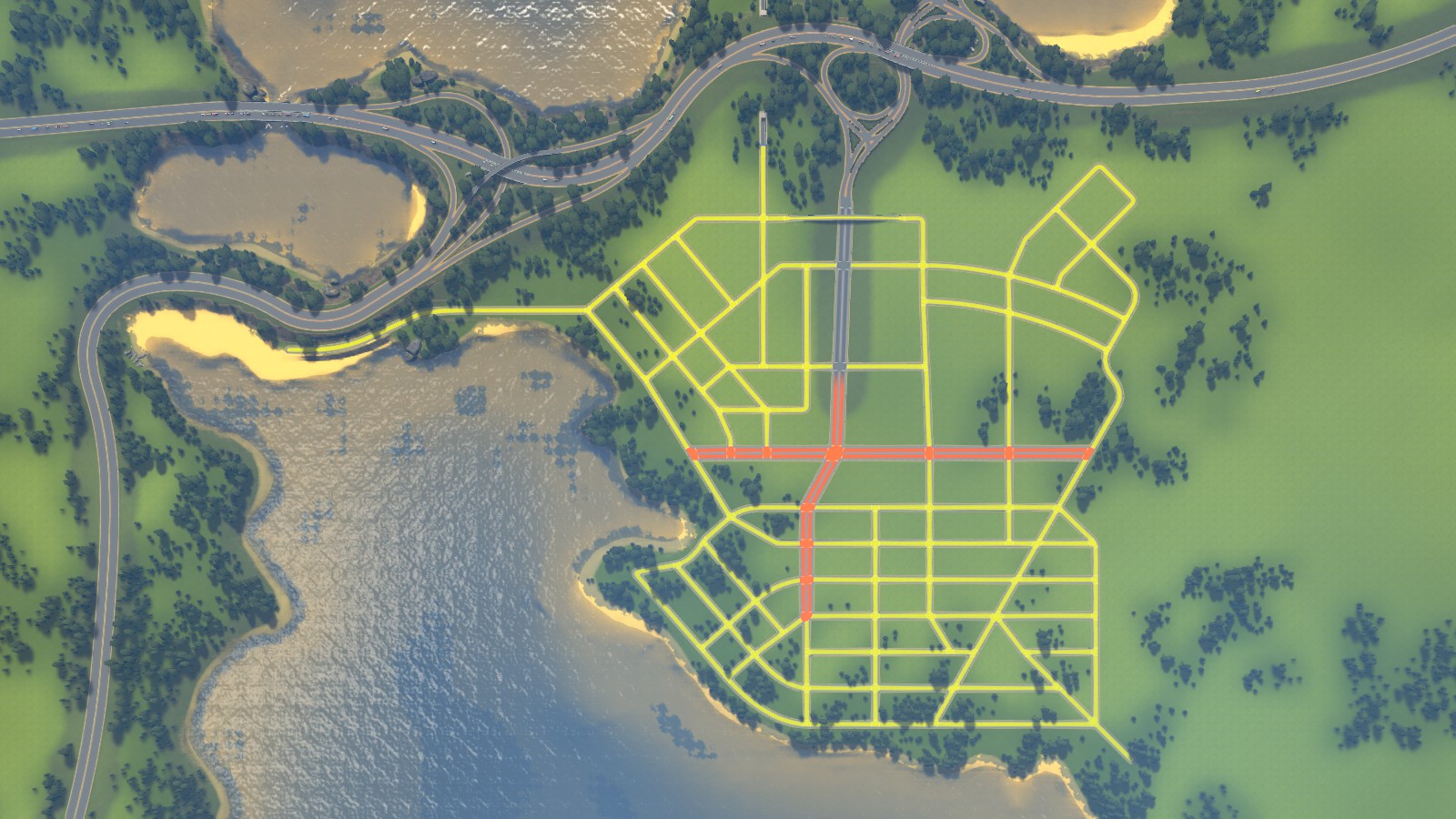 Seeking feedback/ideas on a harborside starter town layout (King's Bay