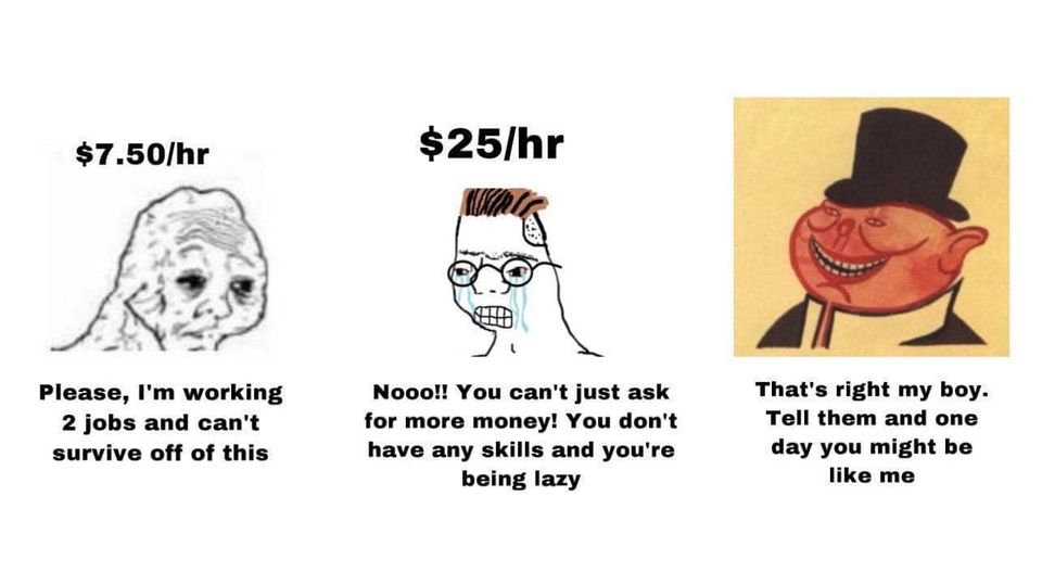 Don't Punch Down, Punch Up antiwork