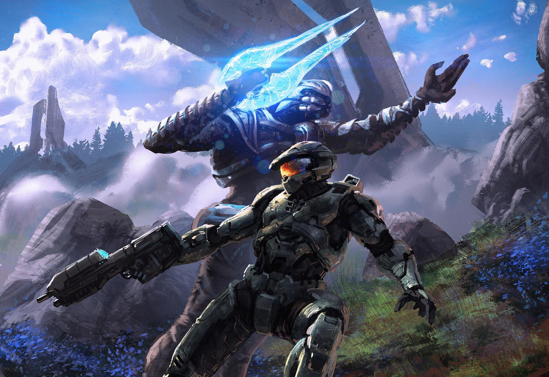 Amazing art, I wish halo infinite looked this way r/halo