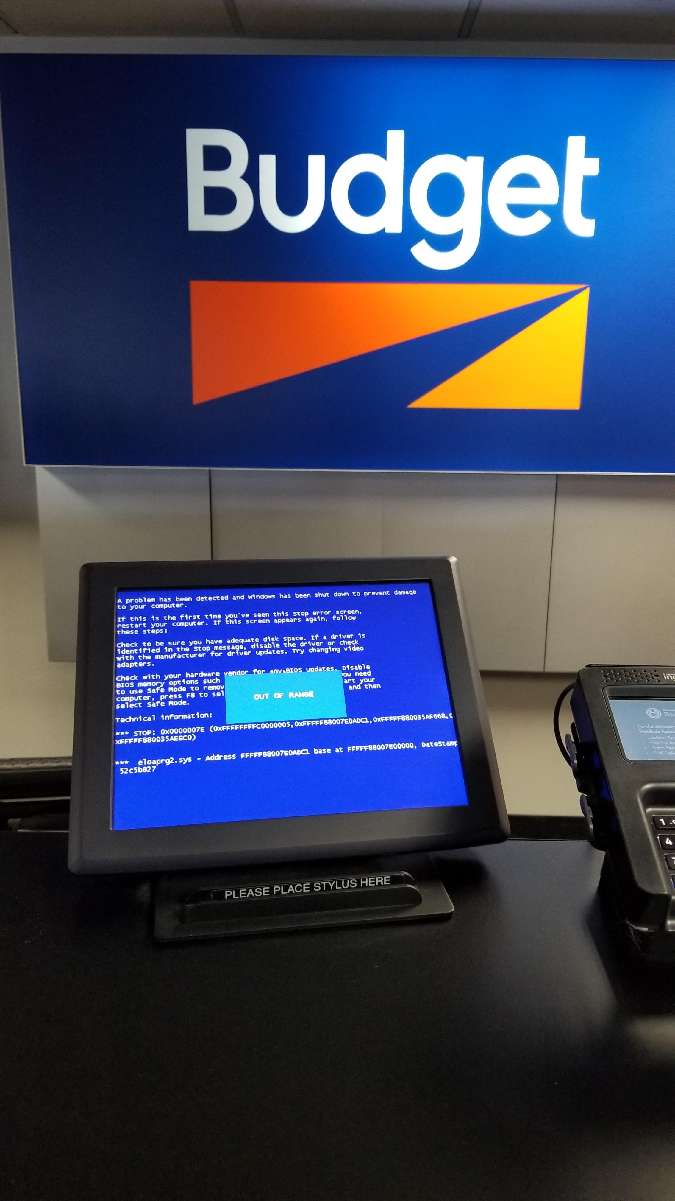 SFO Budget Car Rental Kiosks r/PBSOD