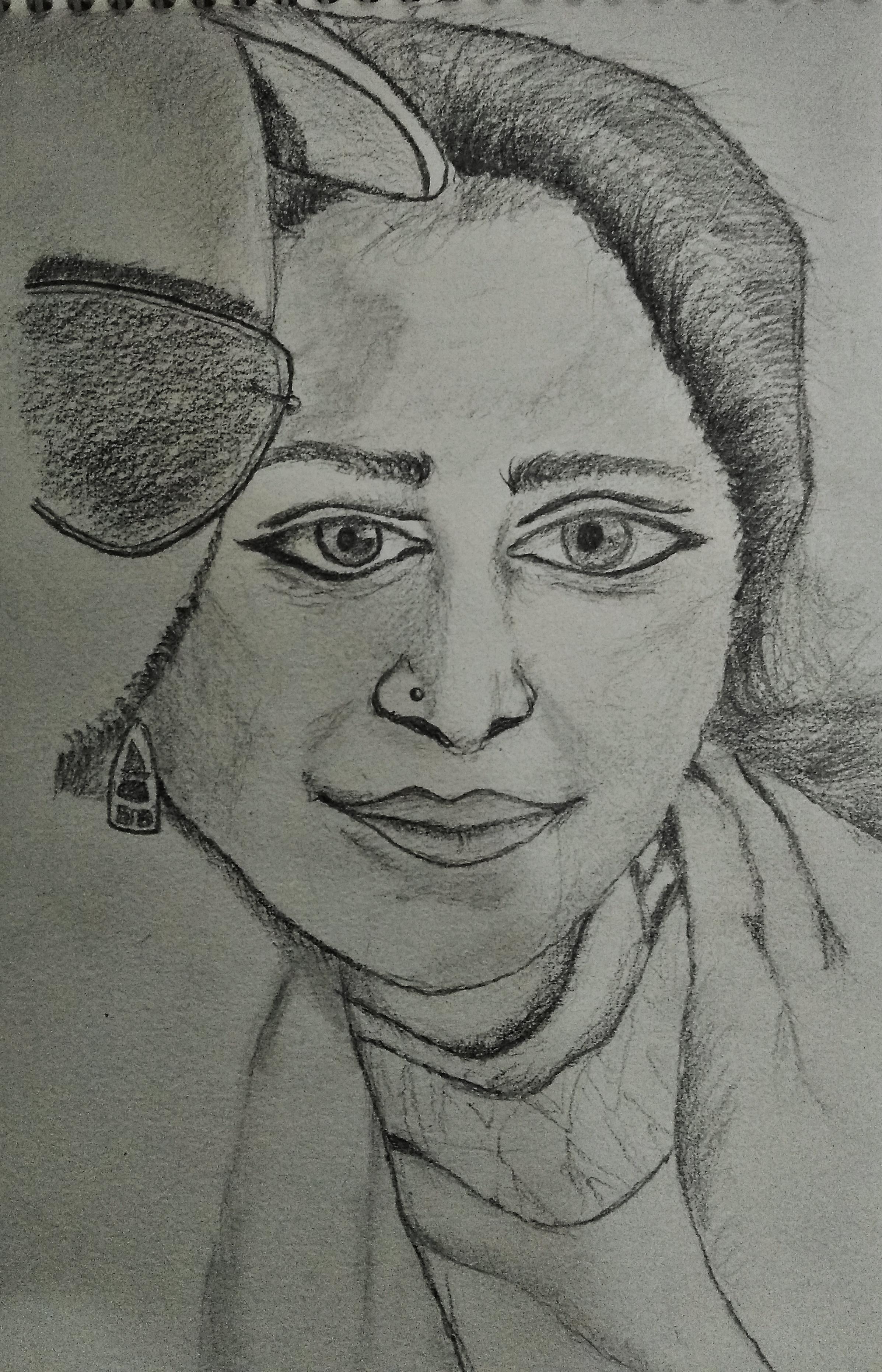 Tried to draw from a photograph! r/sketches