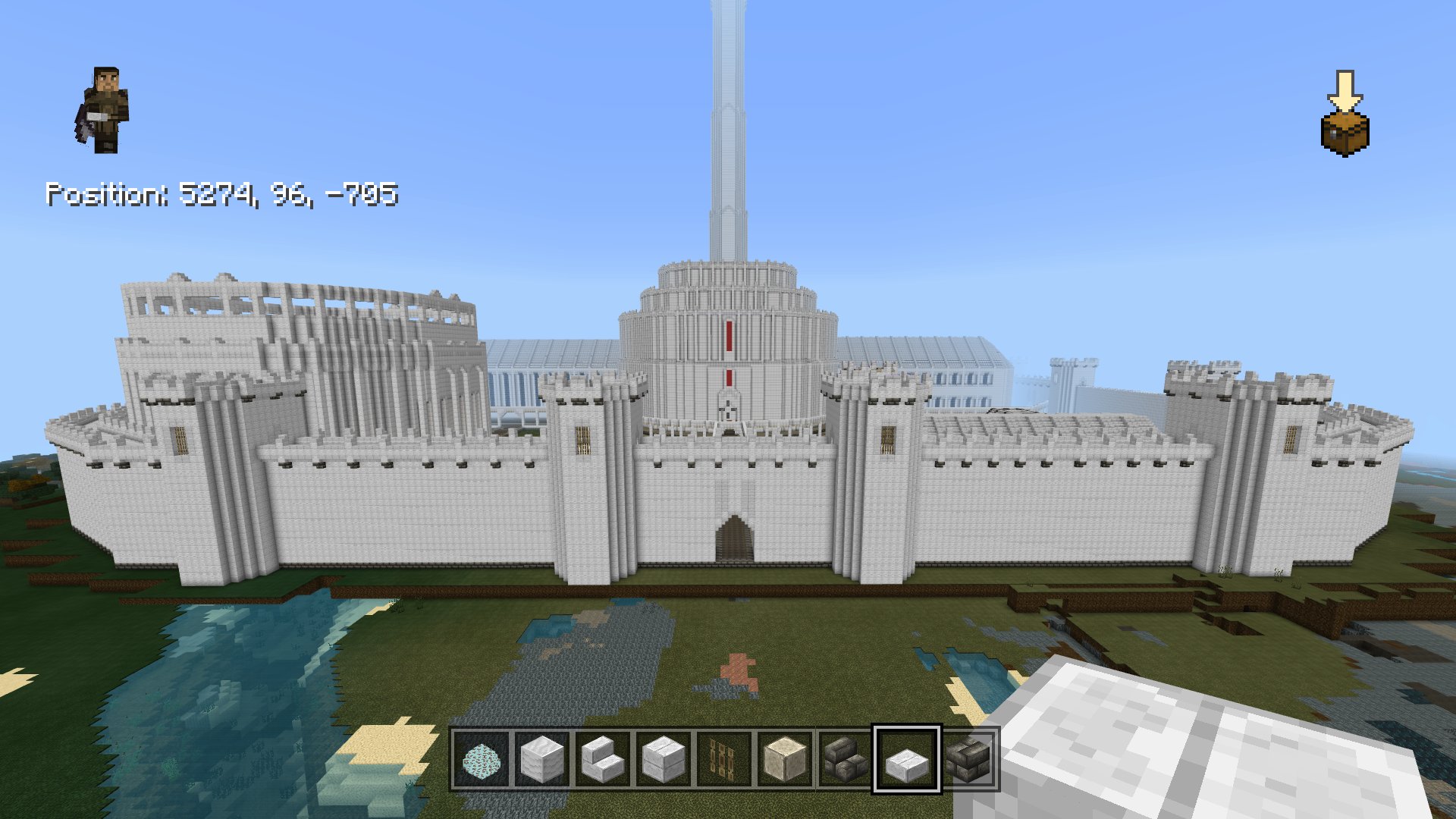 Walls of the Imperial Palace section are finished. r/oblivion