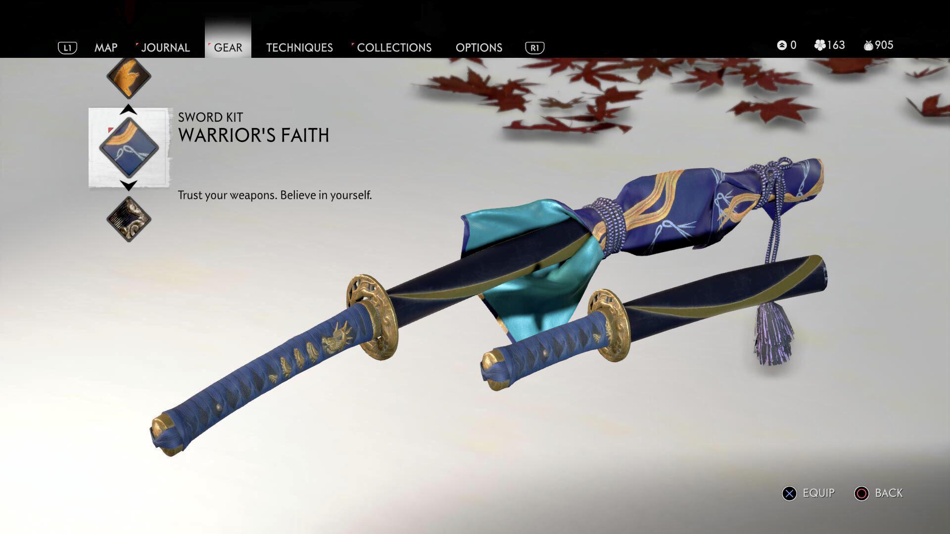 Just found this sword kit in the new “Ghost of Tsushima” video game r