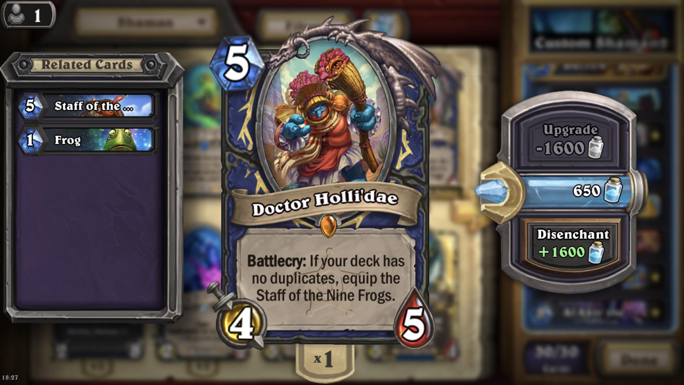 Should I Dust ? r/hearthstone