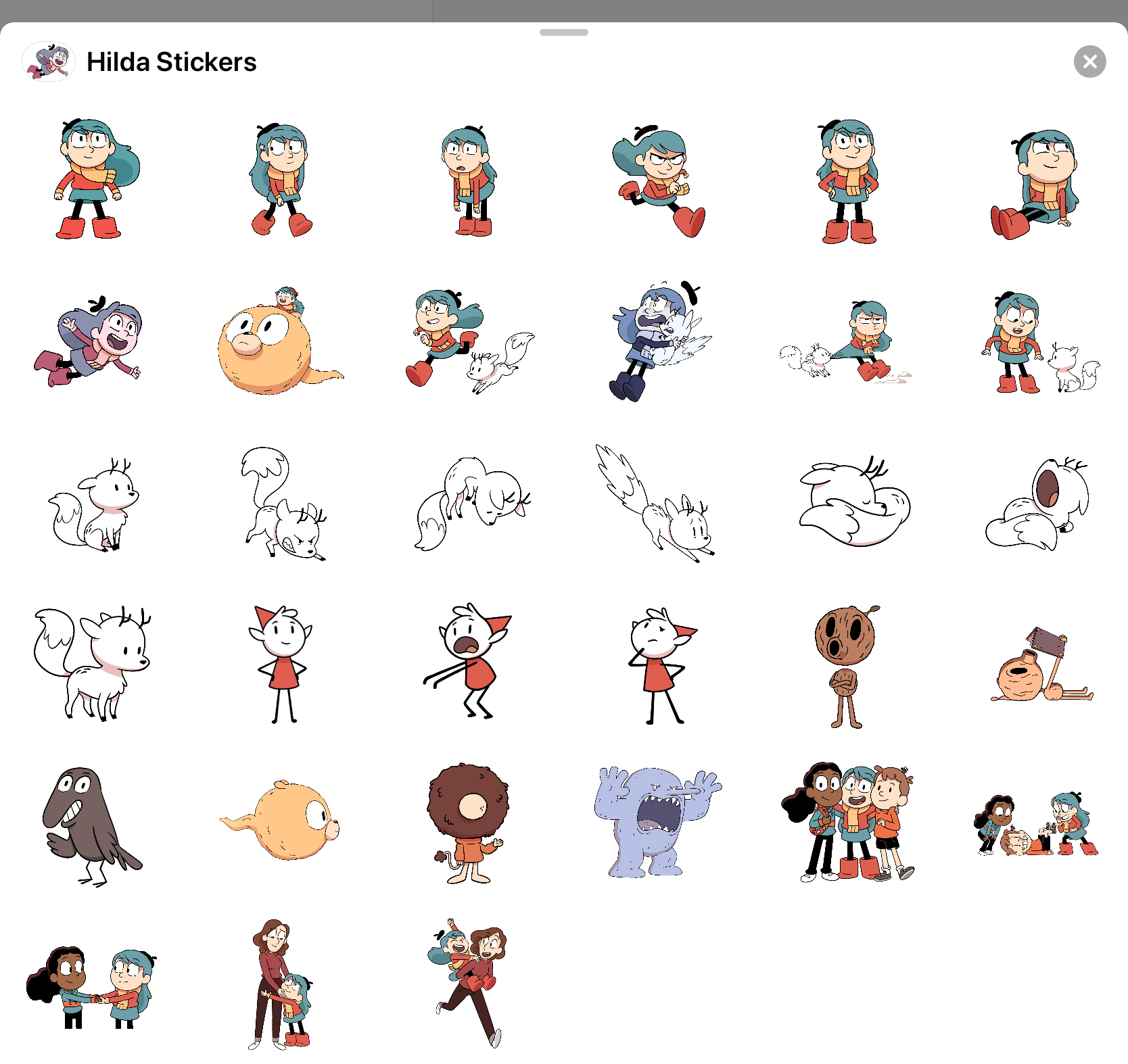33 new official Hilda stickers! r/HildaTheSeries