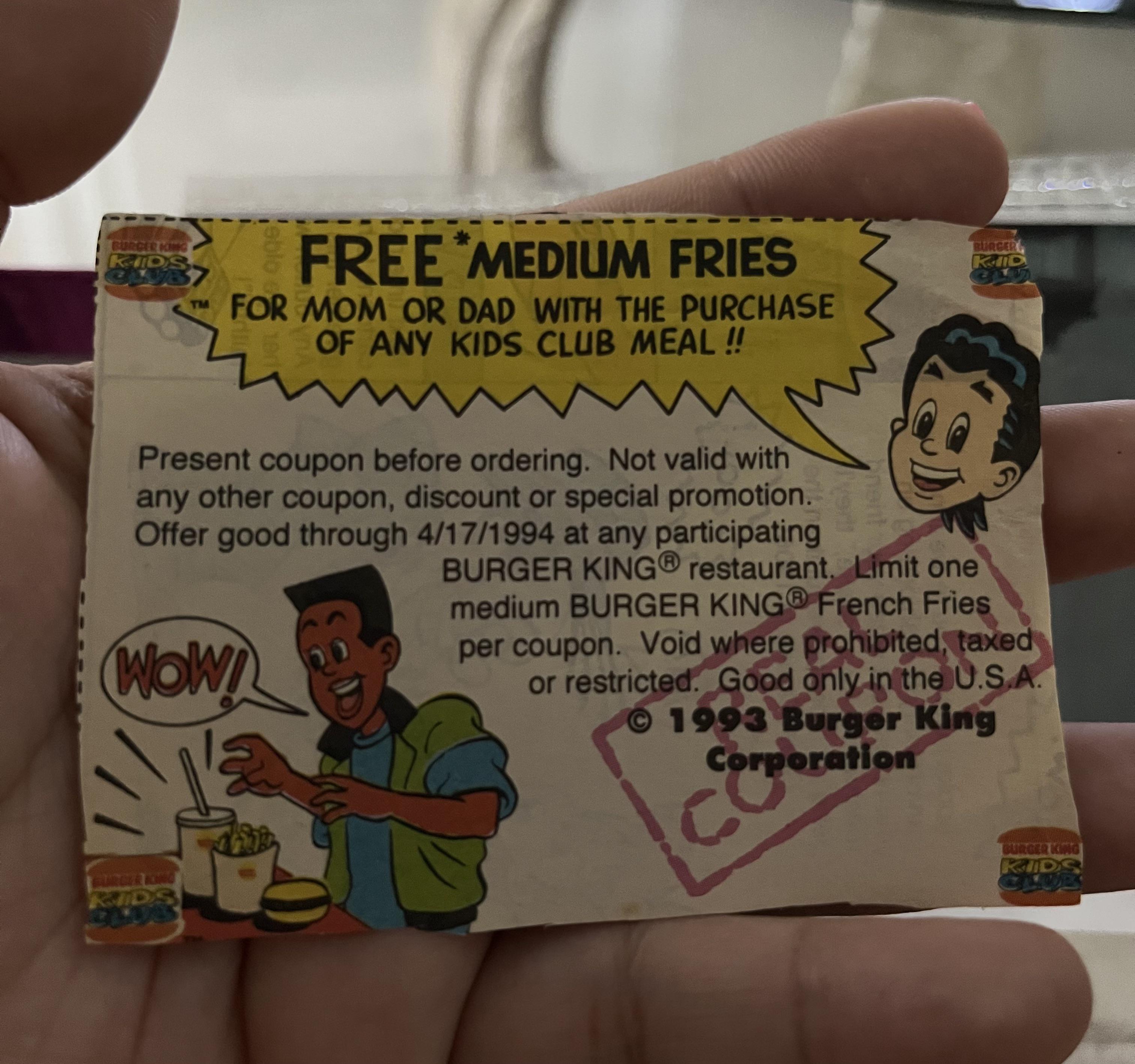 Random Coupon nostalgia