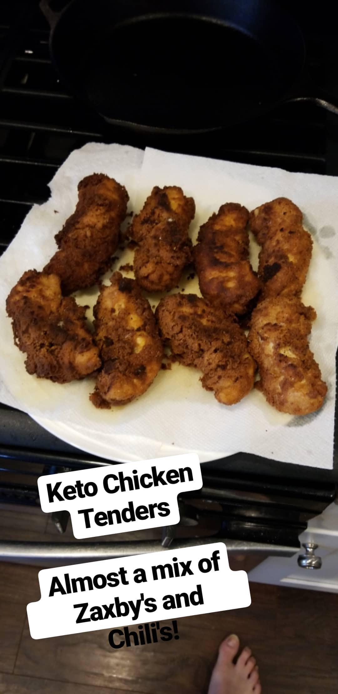 Keto Fried Chicken Tenders r/ketorecipes