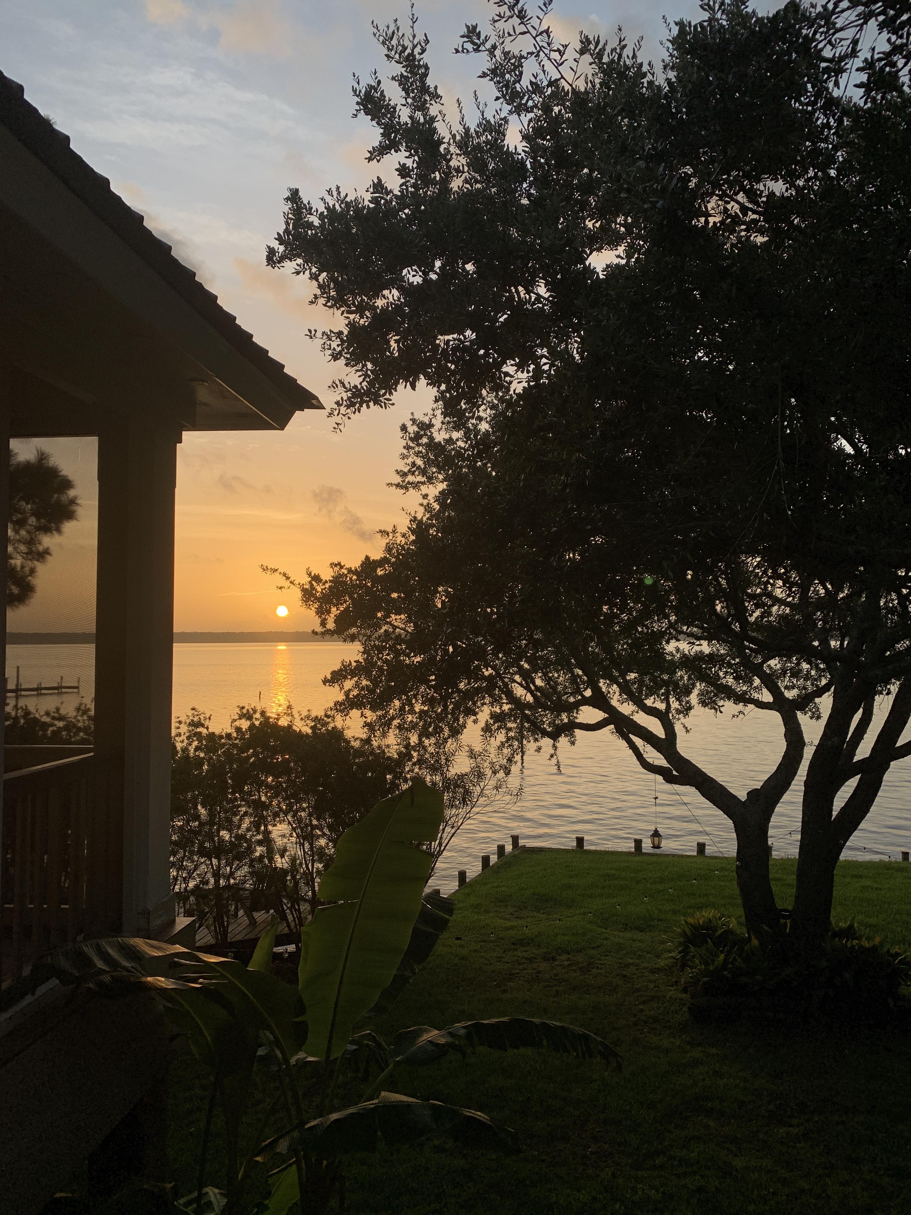Sunrise at my house on Weeks Bay r/Alabama
