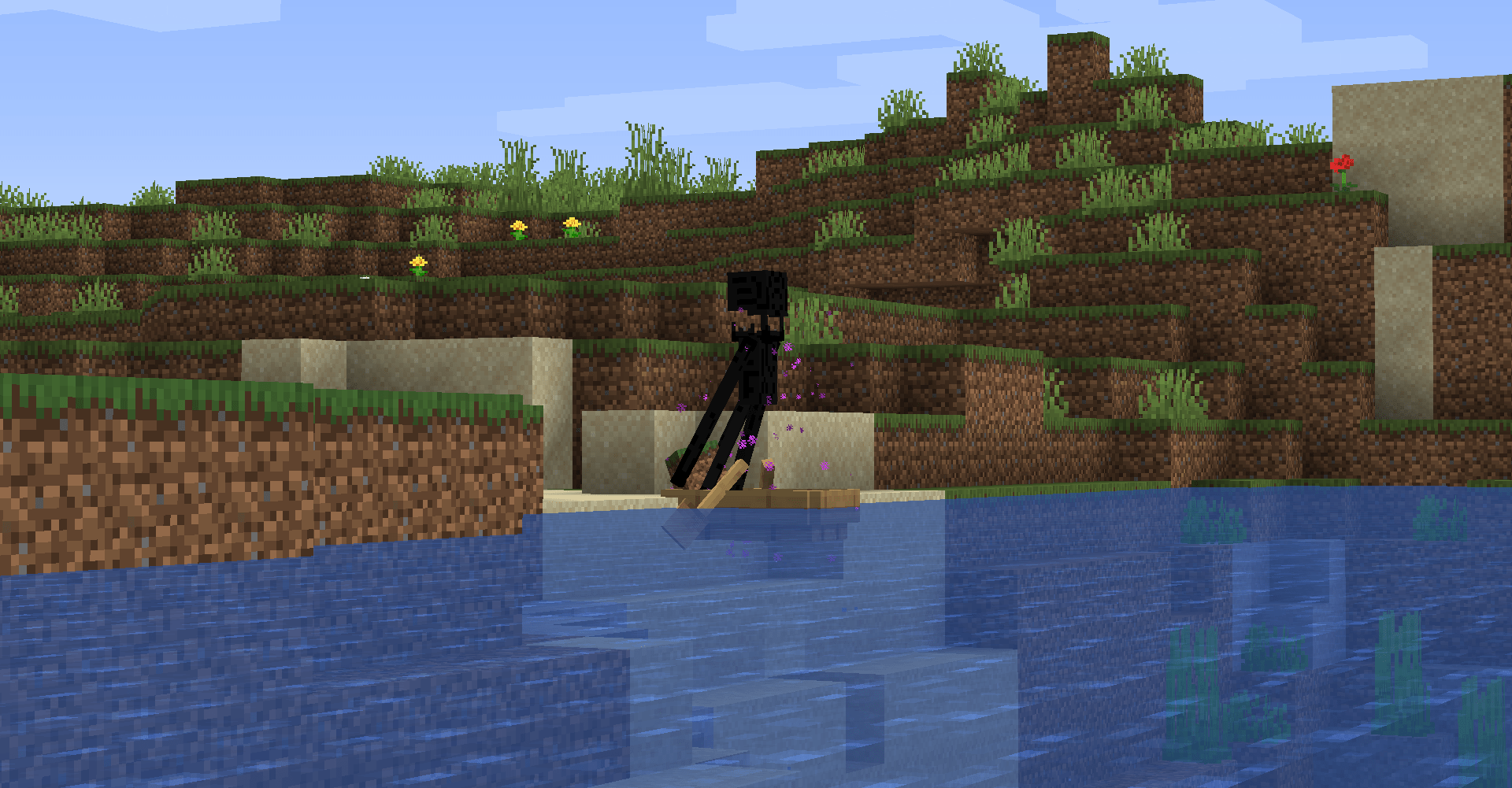endermen got stuck in me boat r/Minecraft