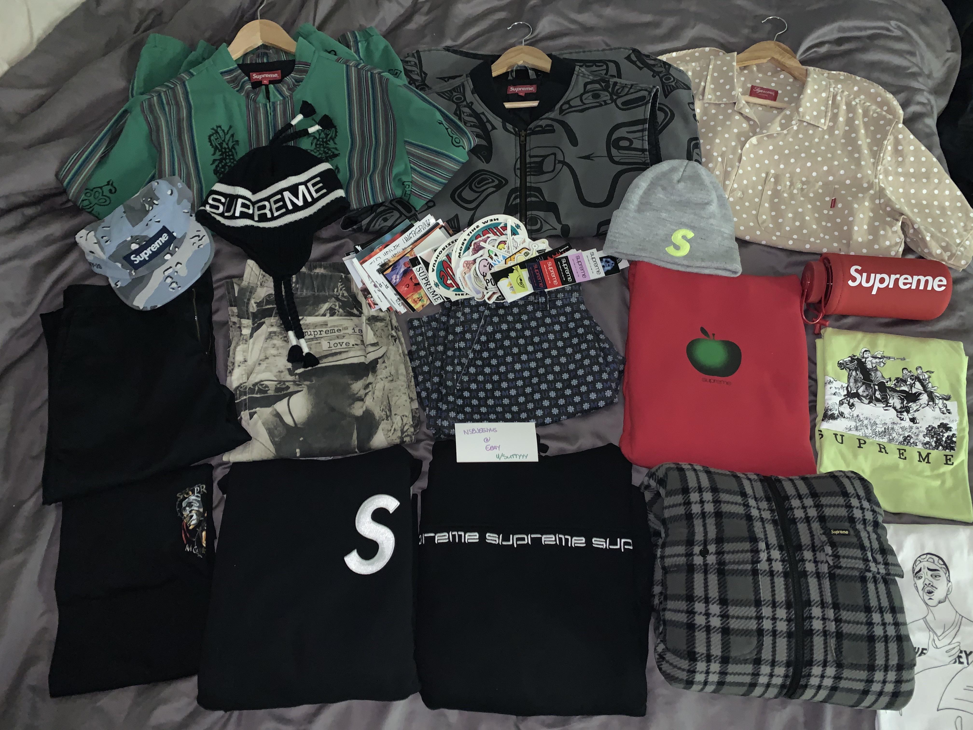 Trying to sell a good amount of my Supreme collection. More info and