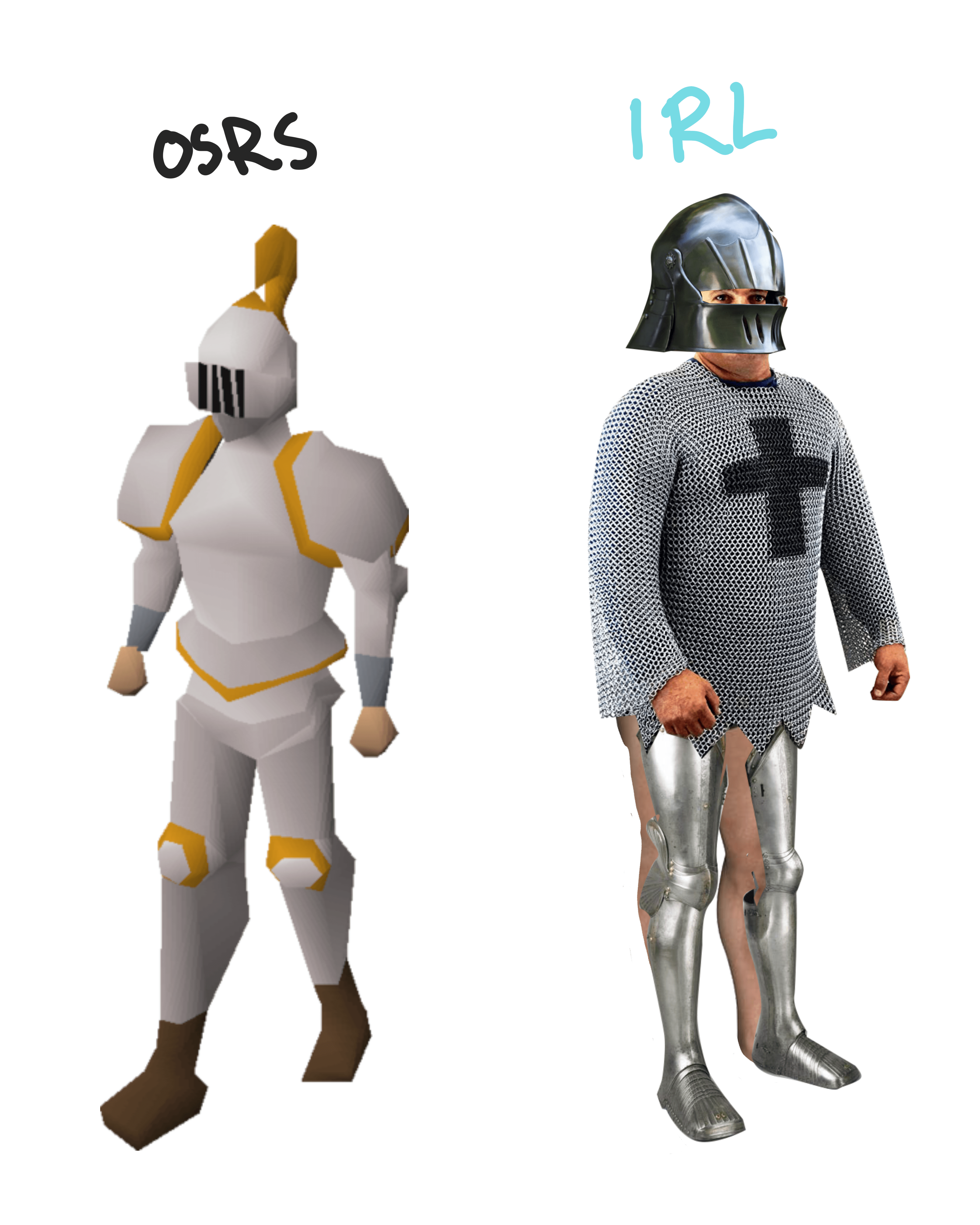 Petition to change proselyte armour to look like its real life counterpart 2007scape