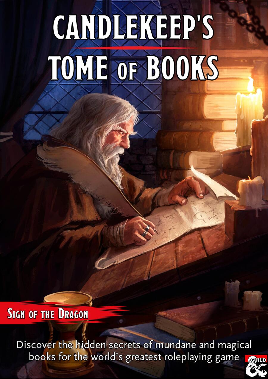 Candlekeep's Tome of Books is now out on dmsguild