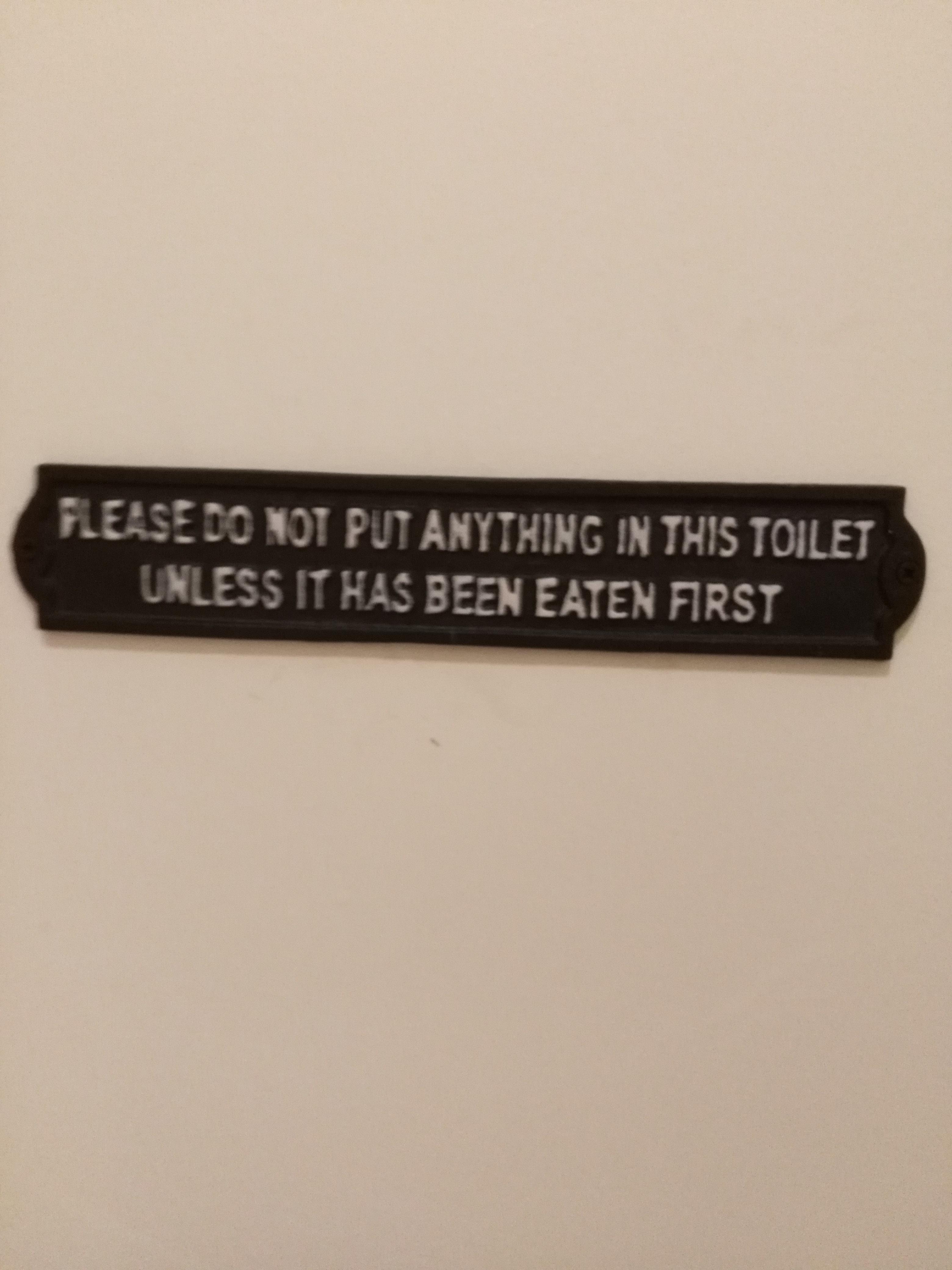 So I guess I have to eat the toilet paper too? r/facepalm
