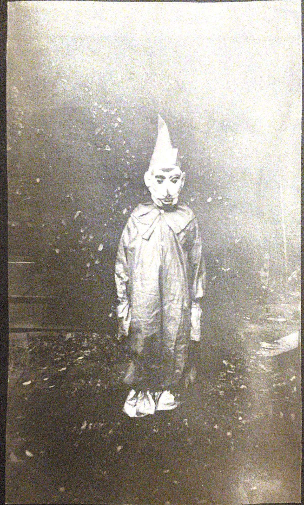 Spooky Halloween costume!!! We believe this is around the 1890’s. This