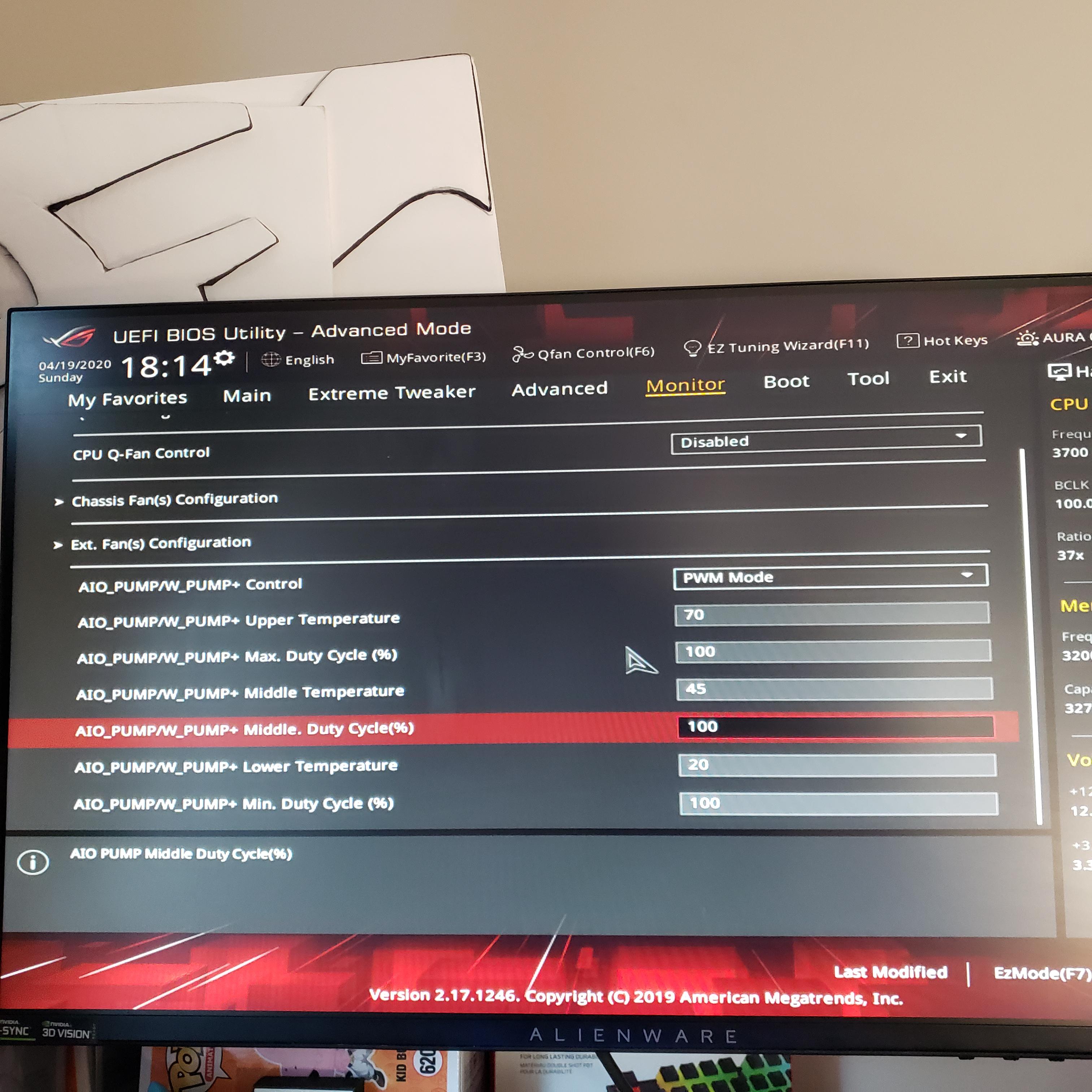 Radiator fan settings HELP! r/watercooling
