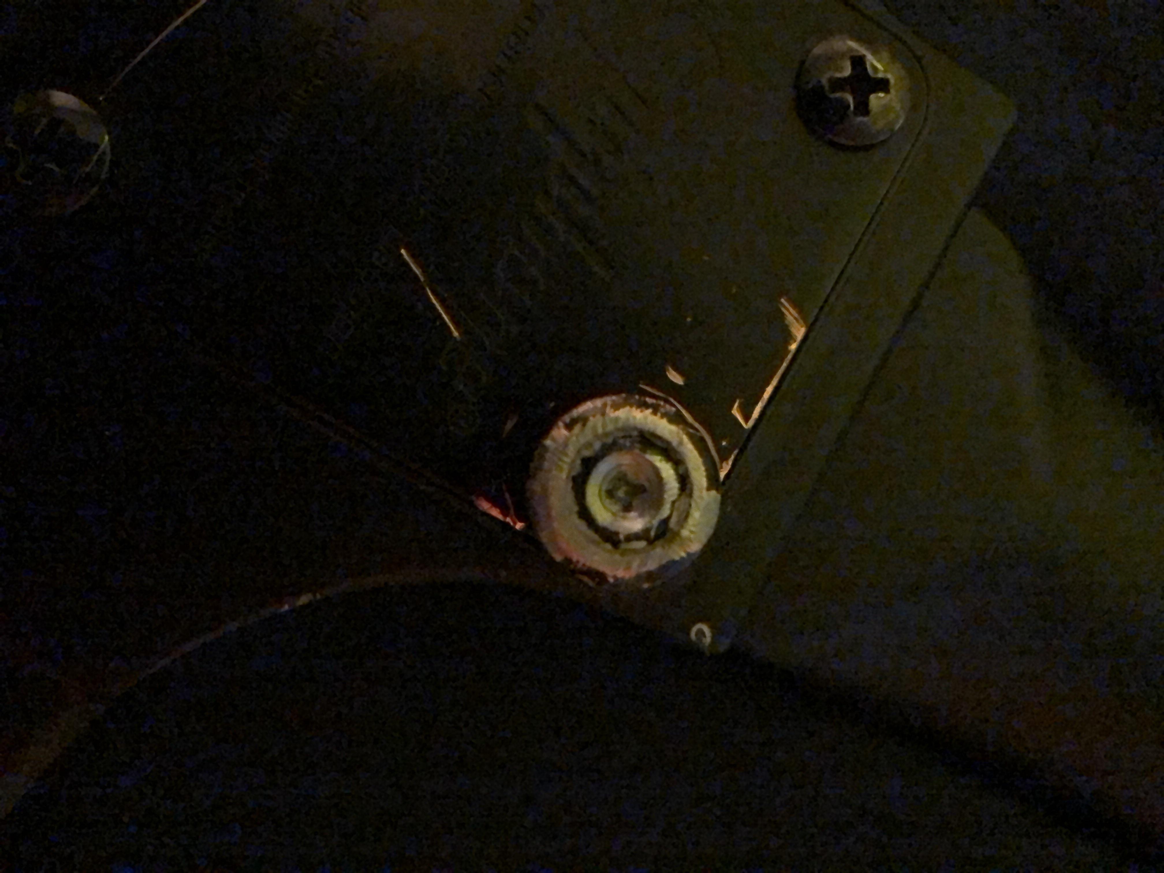 Stripped Screw on neckbolt/strap screw. RubberBand doesn’t work. What