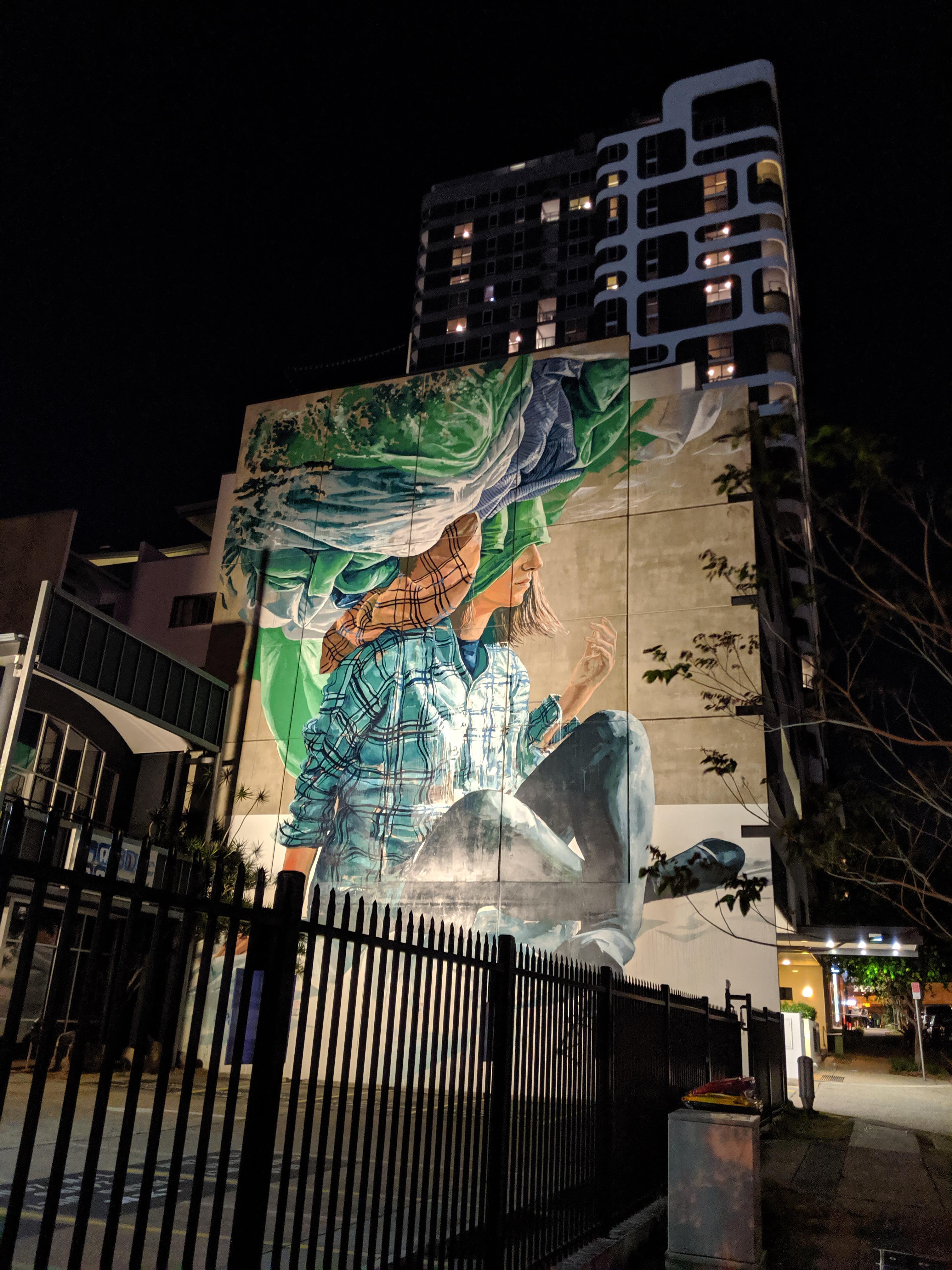 Awesome street art, Fish Lane, Brisbane, Australia r/pics