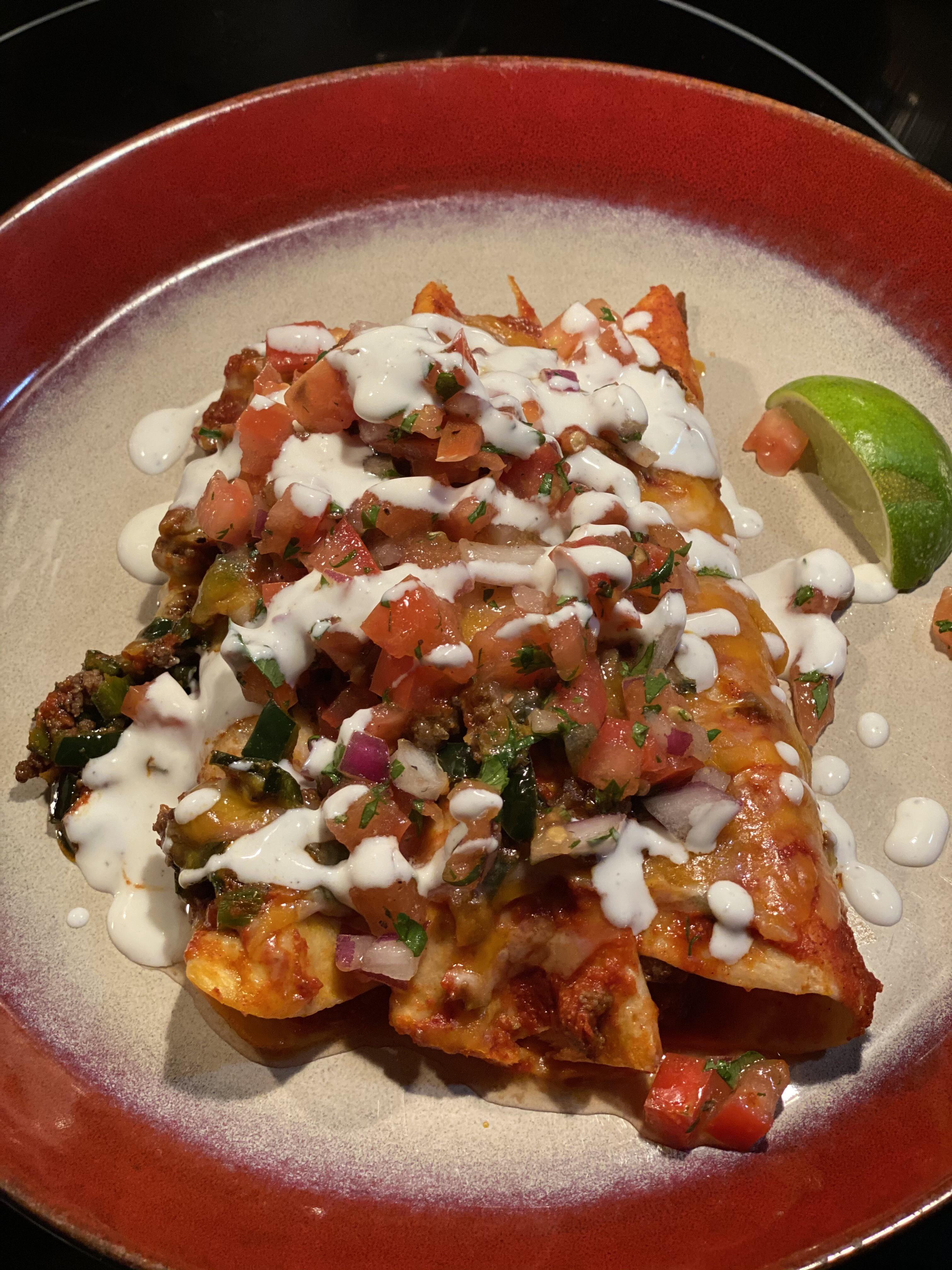 Beef and Poblano Enchiladas r/hellofresh