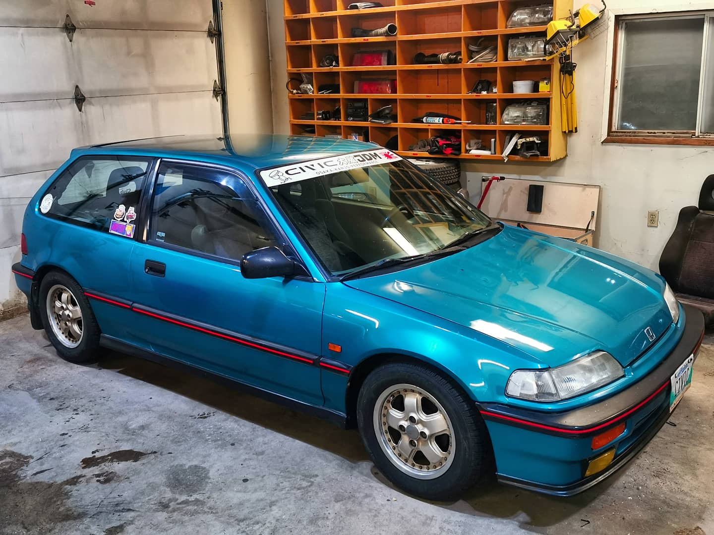 Painted the bumpers on my civic recently and got it all ready for