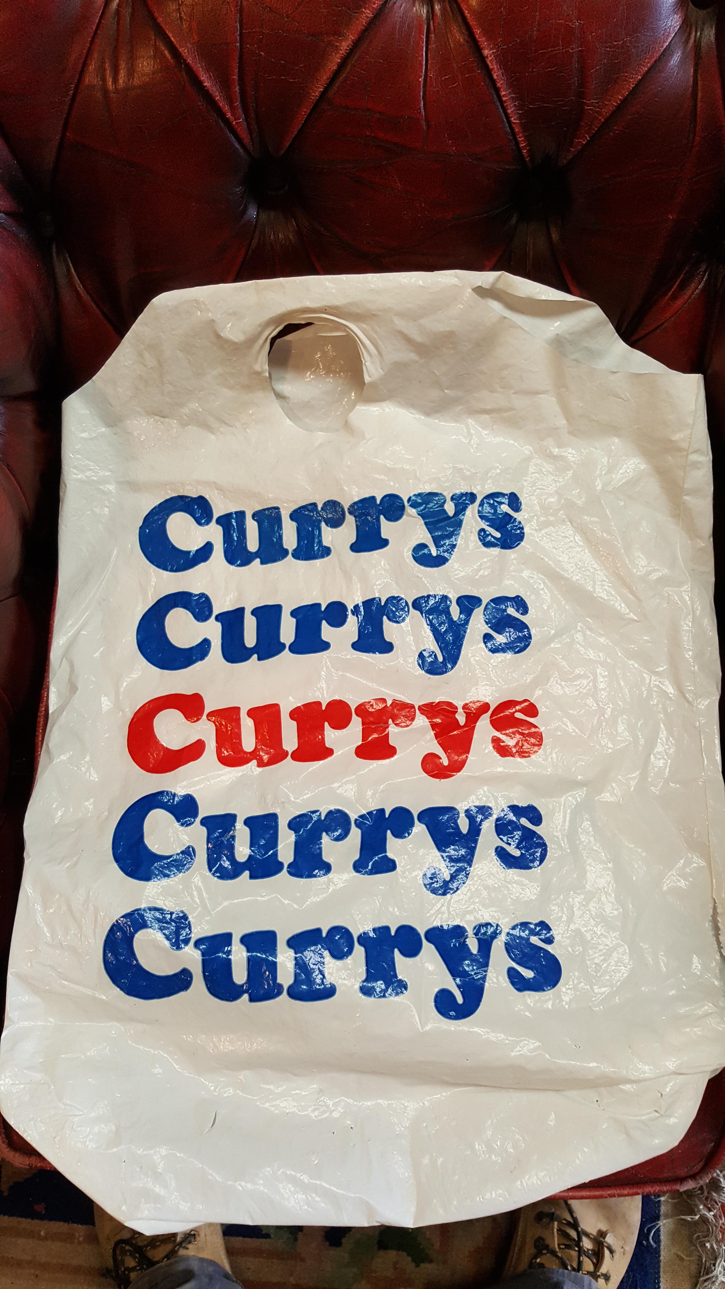 While we're on the subject of classic carrier bags of the UK... r