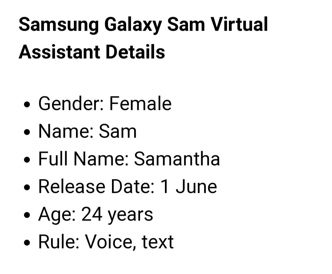 [ベスト] reddit samsung virtual assistant sam rule 35 304365 Bestpixtajpuzun