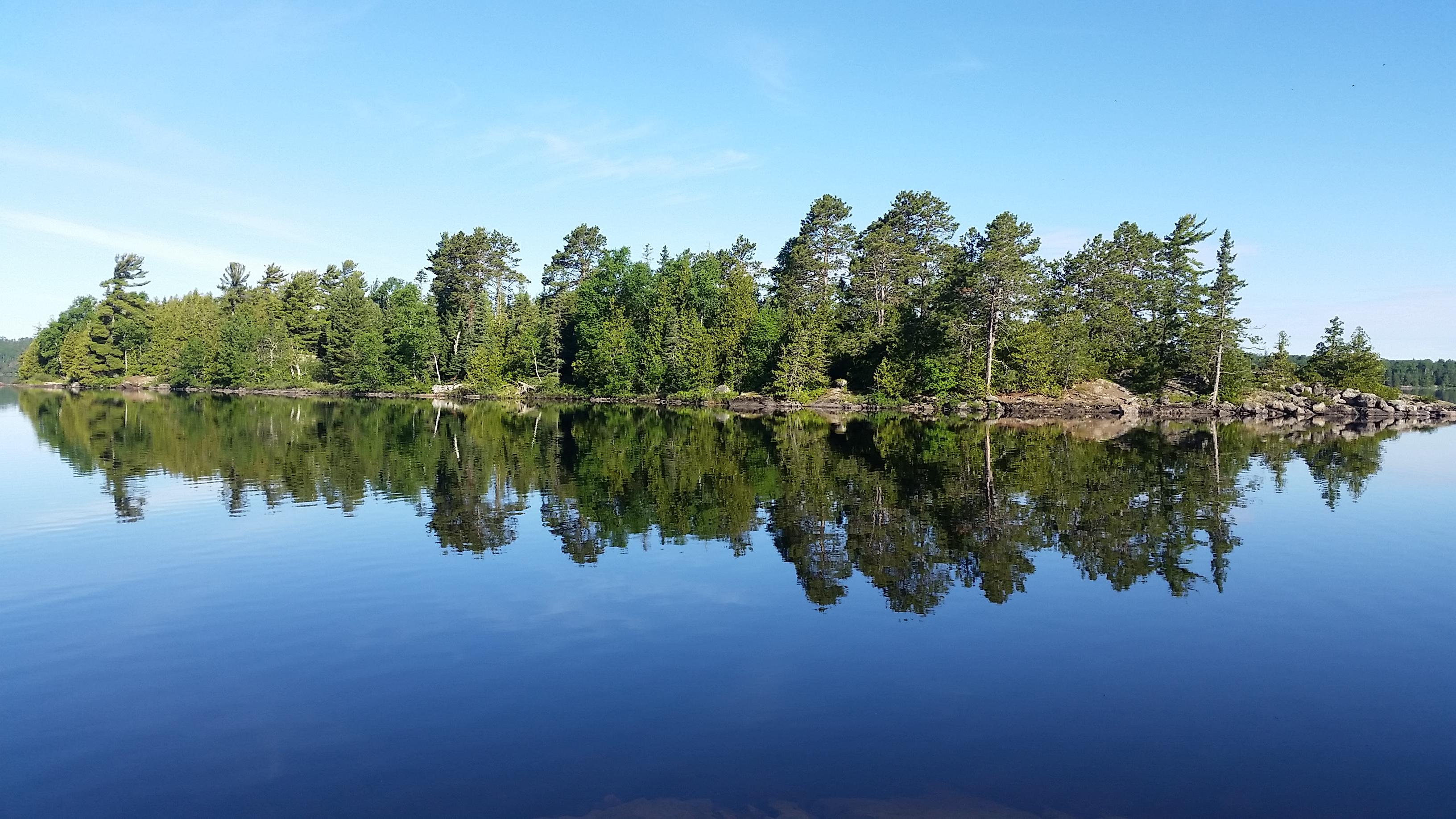 Unnamed Island, Basswood Lake, Boundary Waters Canoe Area, MN, near US