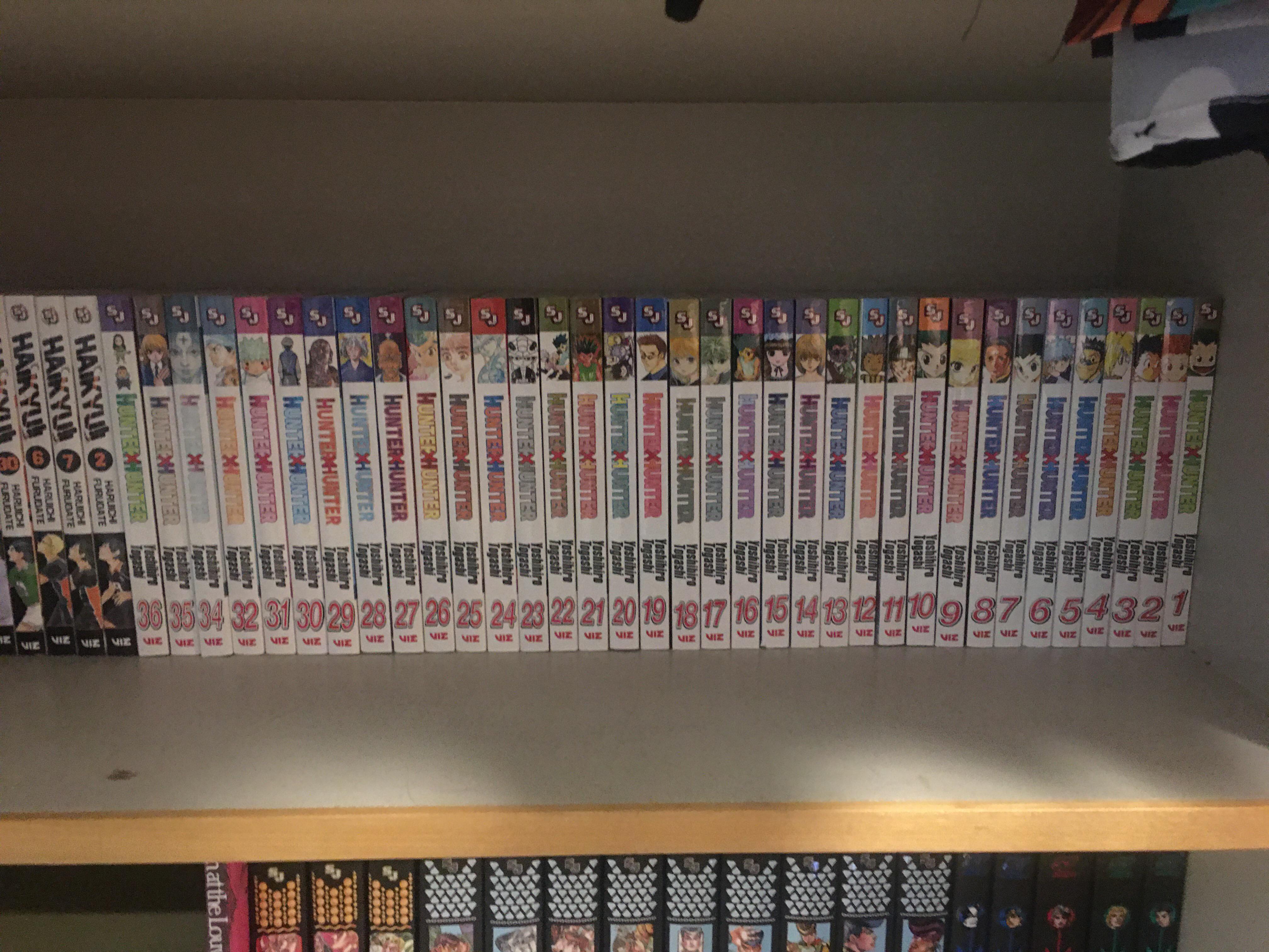 Finally finished my hxh manga collection r/MangaCollectors
