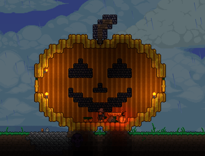 Pumpkin House r/Terraria