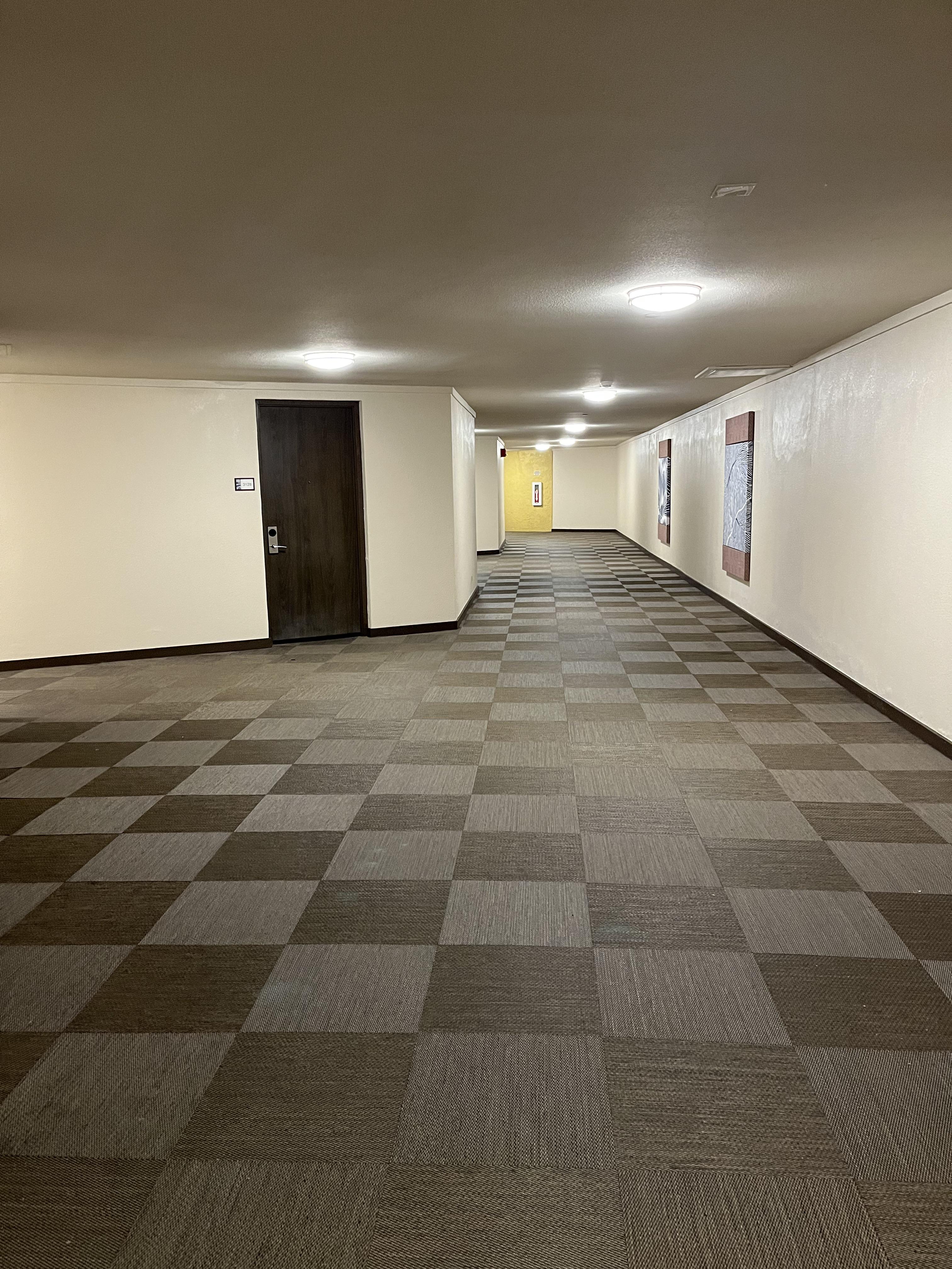 to the backrooms Hotel level LiminalSpace