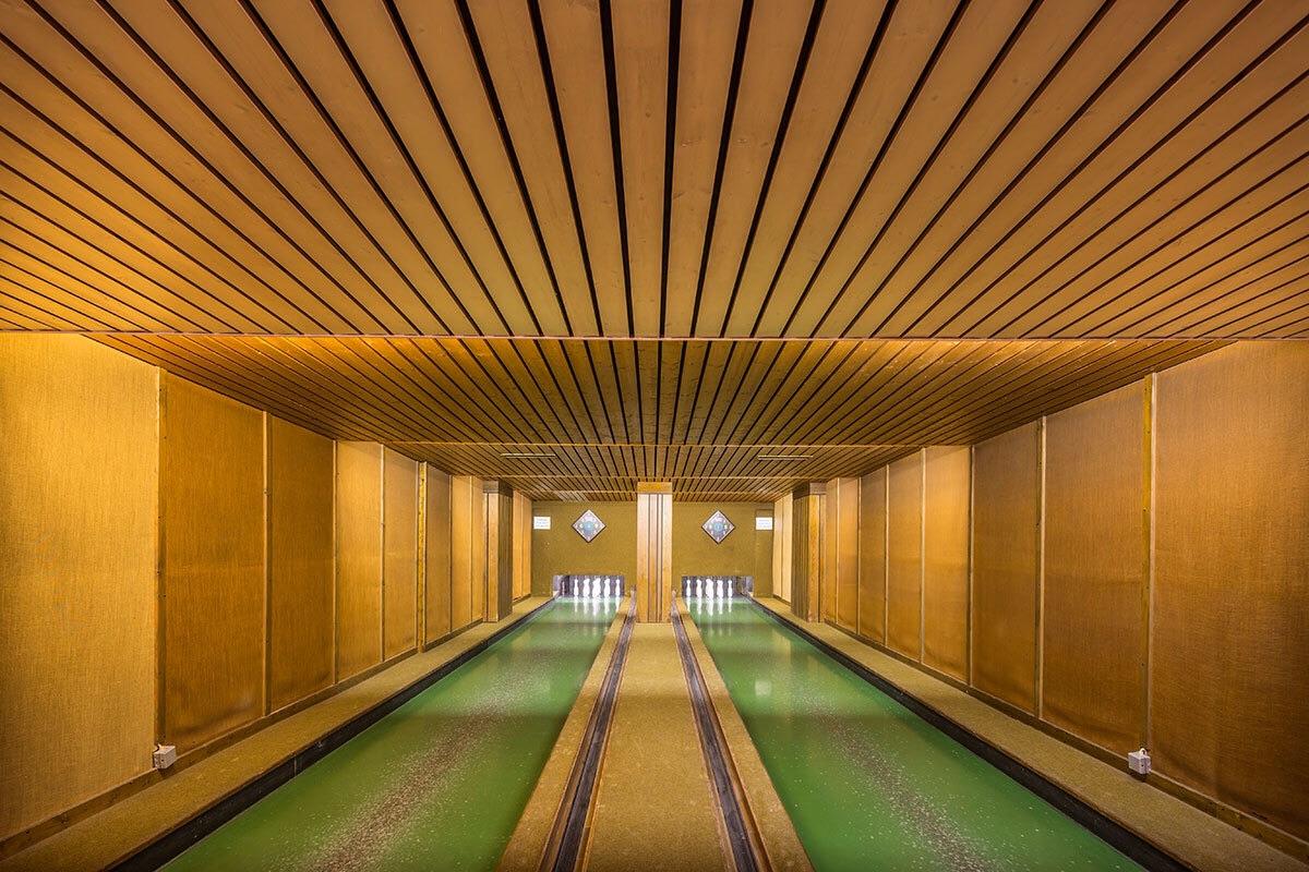 German Bowling Alley r/AccidentalWesAnderson