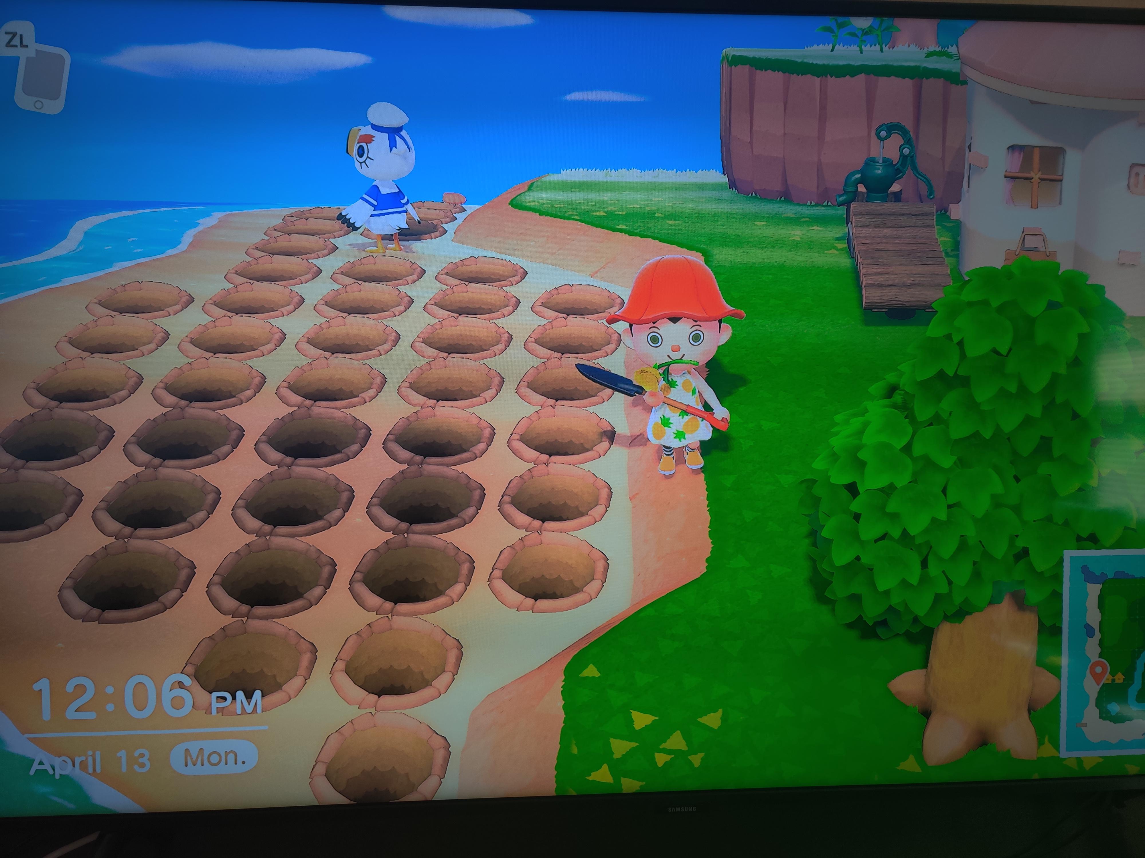 Just spent thirty minutes digging every sand tile on the island for